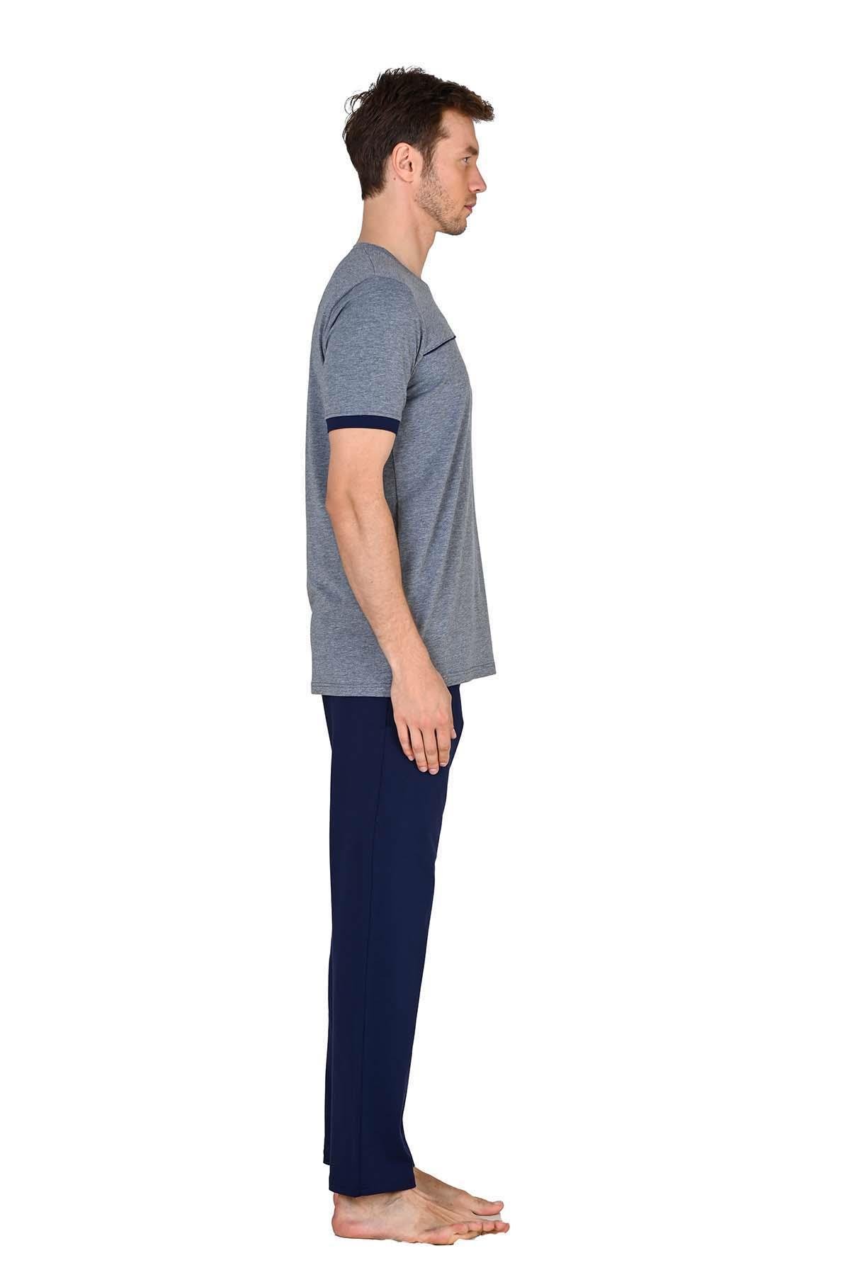 Erkek Antrasit Pijama Takımı 15216