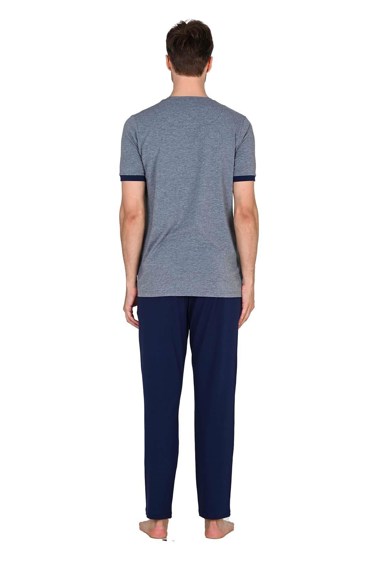 Erkek Antrasit Pijama Takımı 15216