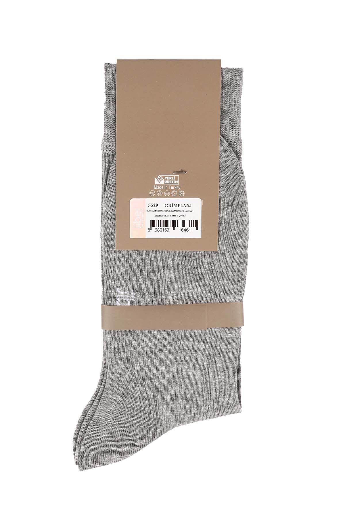 Erkek Bambu Grimelanj Soket Çorap 5529
