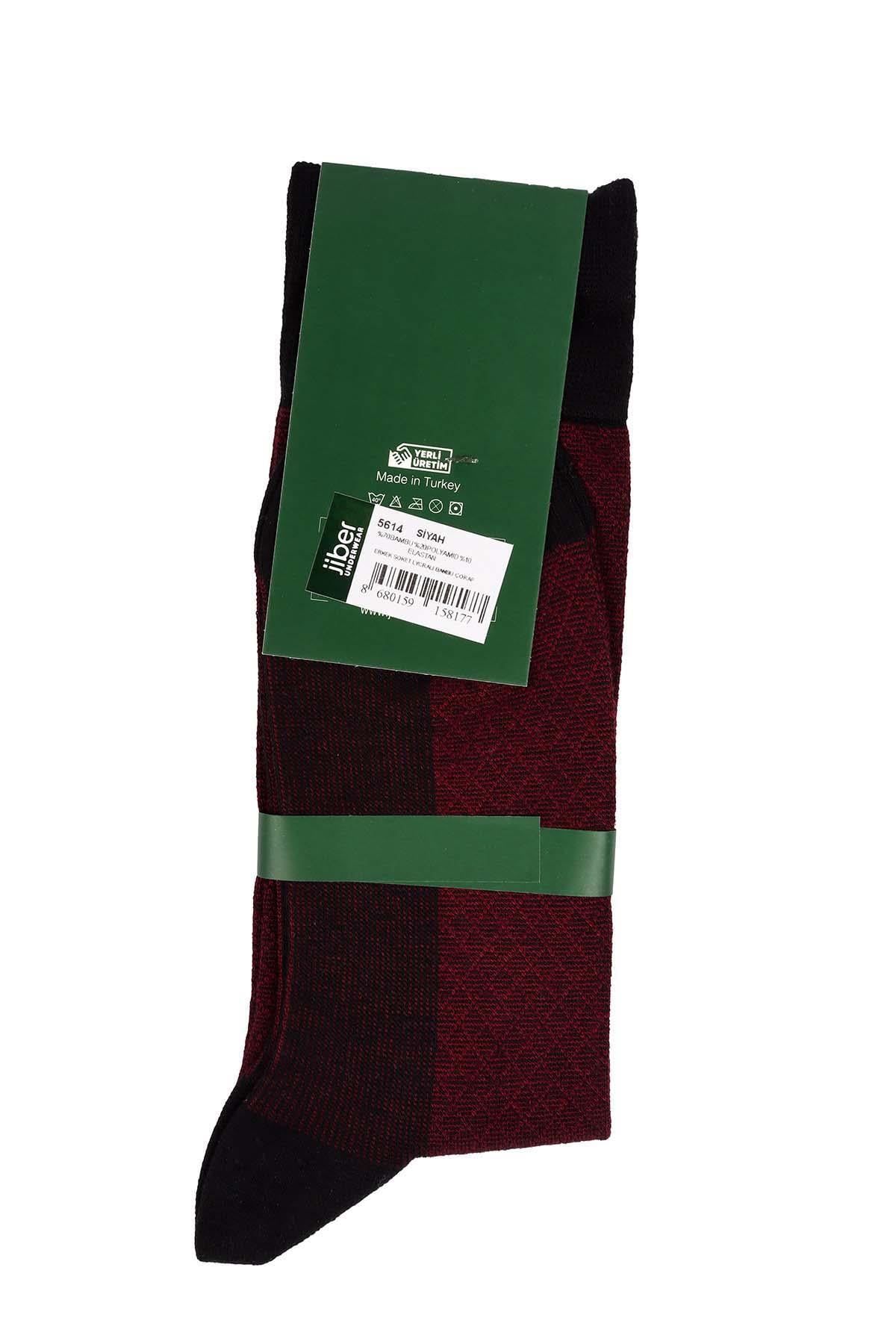 Erkek Bambu Likralı Çorap 5614 SİYAH  JBR5614.000001