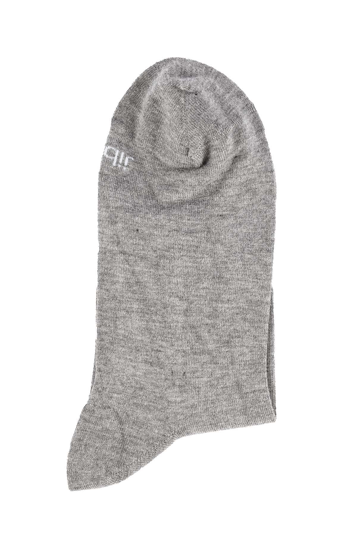 Erkek Bambu Yarım Konç Çorap 6451 GRİMELANJ  JBR6451.000001