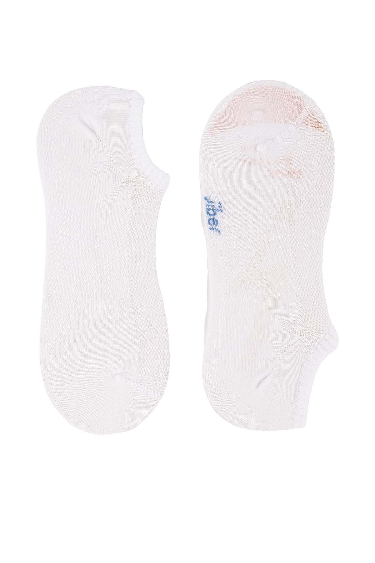 Erkek Bambu Sneaker Bambu Çorap 7050 Beyaz  JBR7050.000001