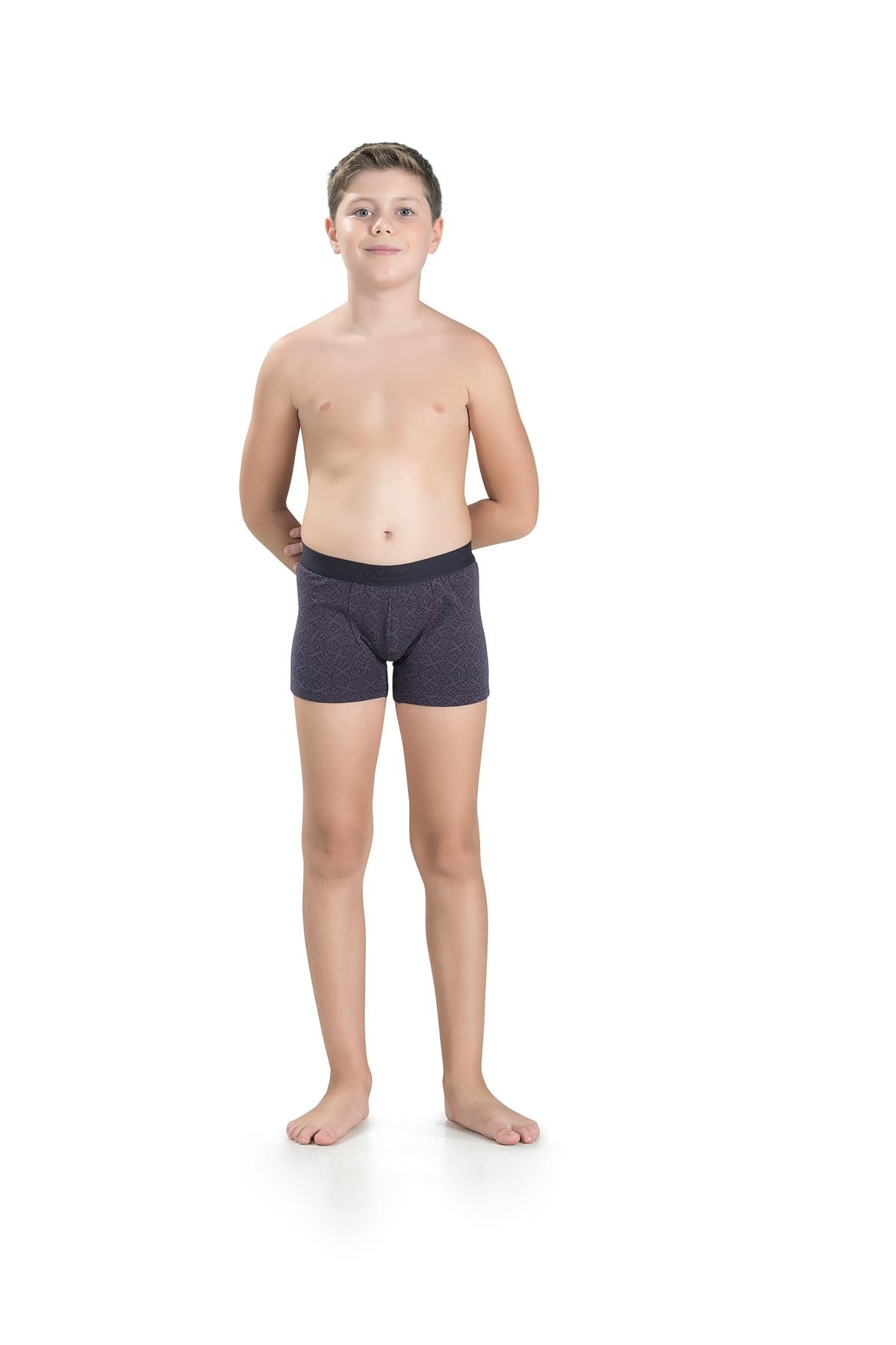 Erkek Çocuk Asorti Pamuklu Likralı 3 Lü Boxer 763