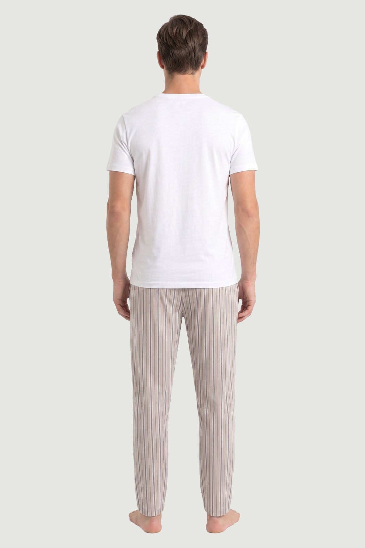 Erkek Desenli Modal Kumaş Tek Alt Pijama 2891 Desen10  JBR2891.000001