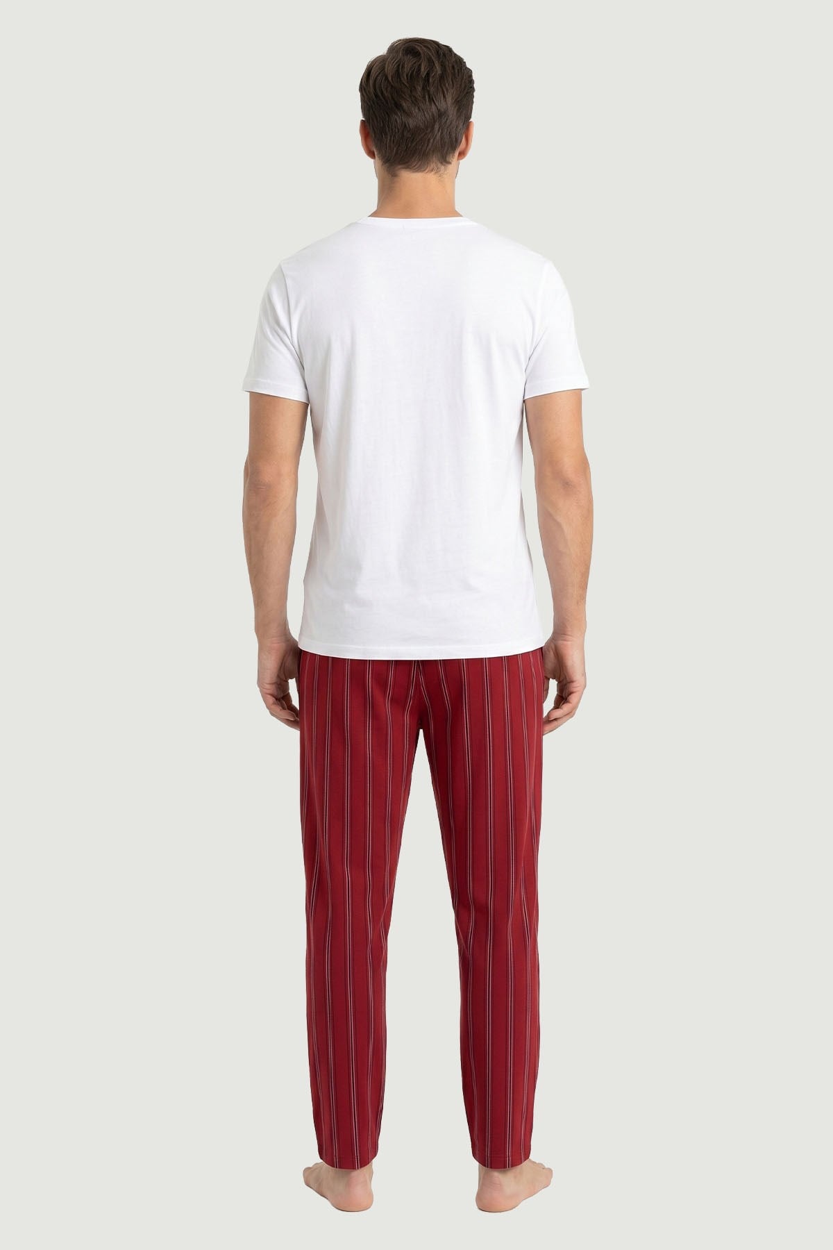Erkek Desenli Modal Kumaş Tek Alt Pijama 2891 Desen2  JBR2891.000001