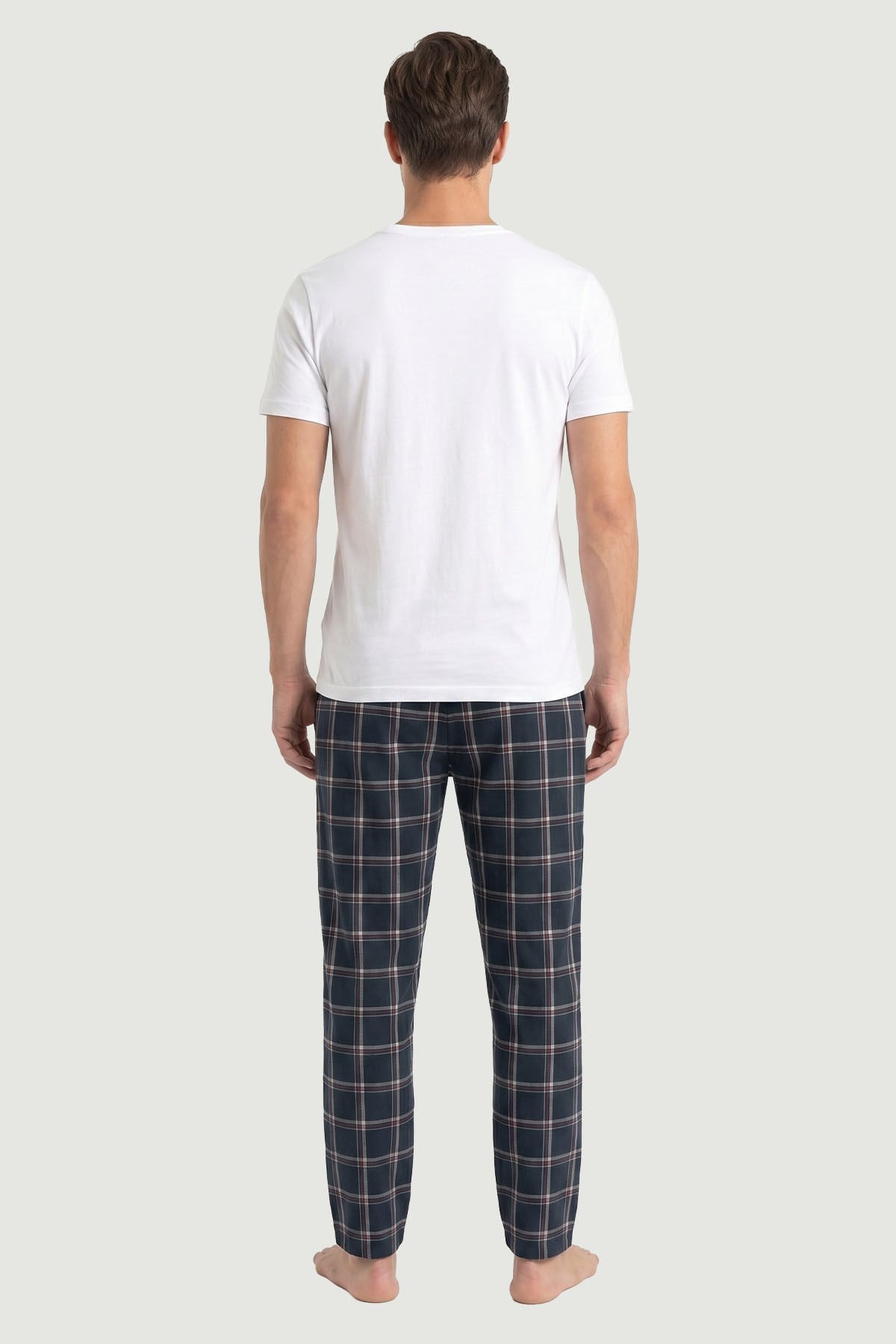 Erkek Desenli Modal Kumaş Tek Alt Pijama 2891 Desen6  JBR2891.000001