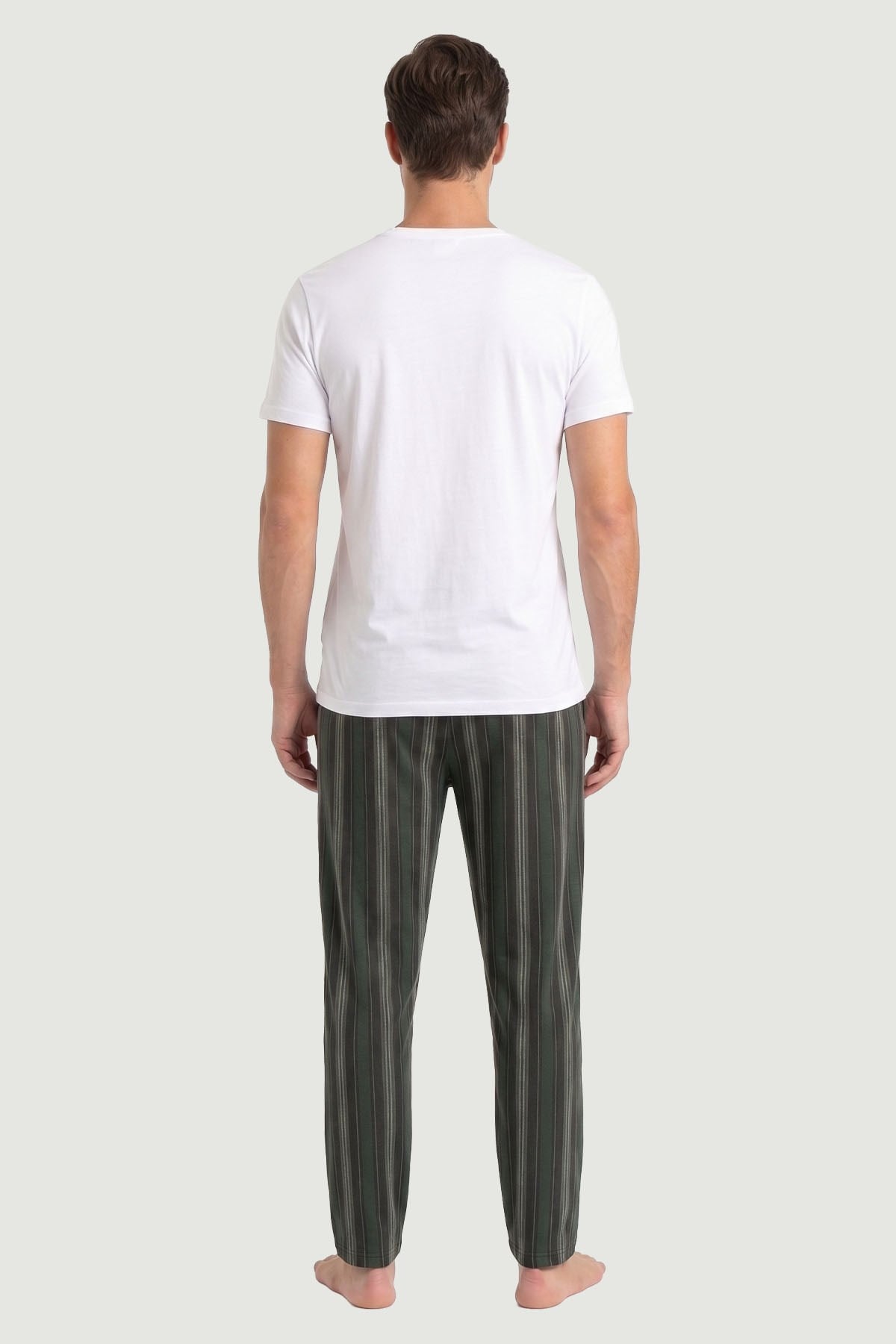 Erkek Desenli Modal Kumaş Tek Alt Pijama 2891 Desen9  JBR2891.000001