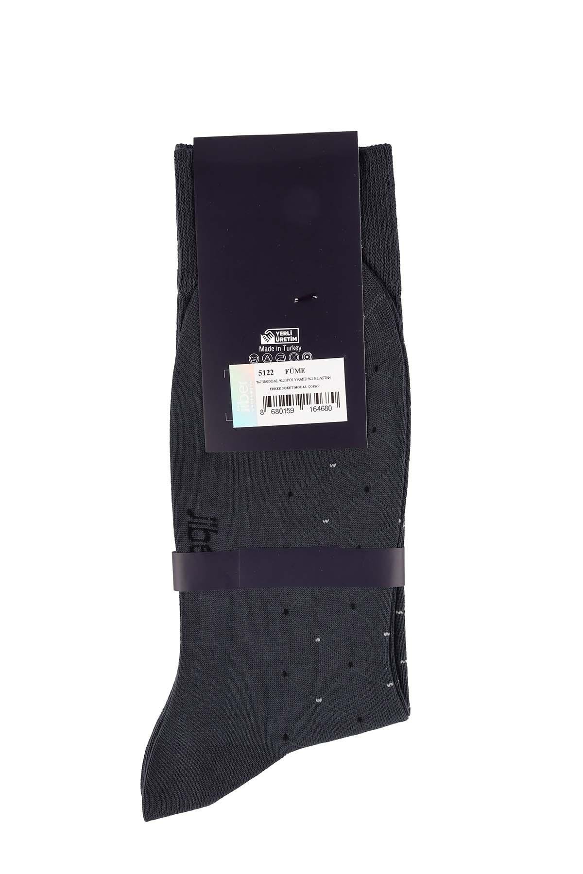 Erkek Füme Soket Modal Çorap 5122