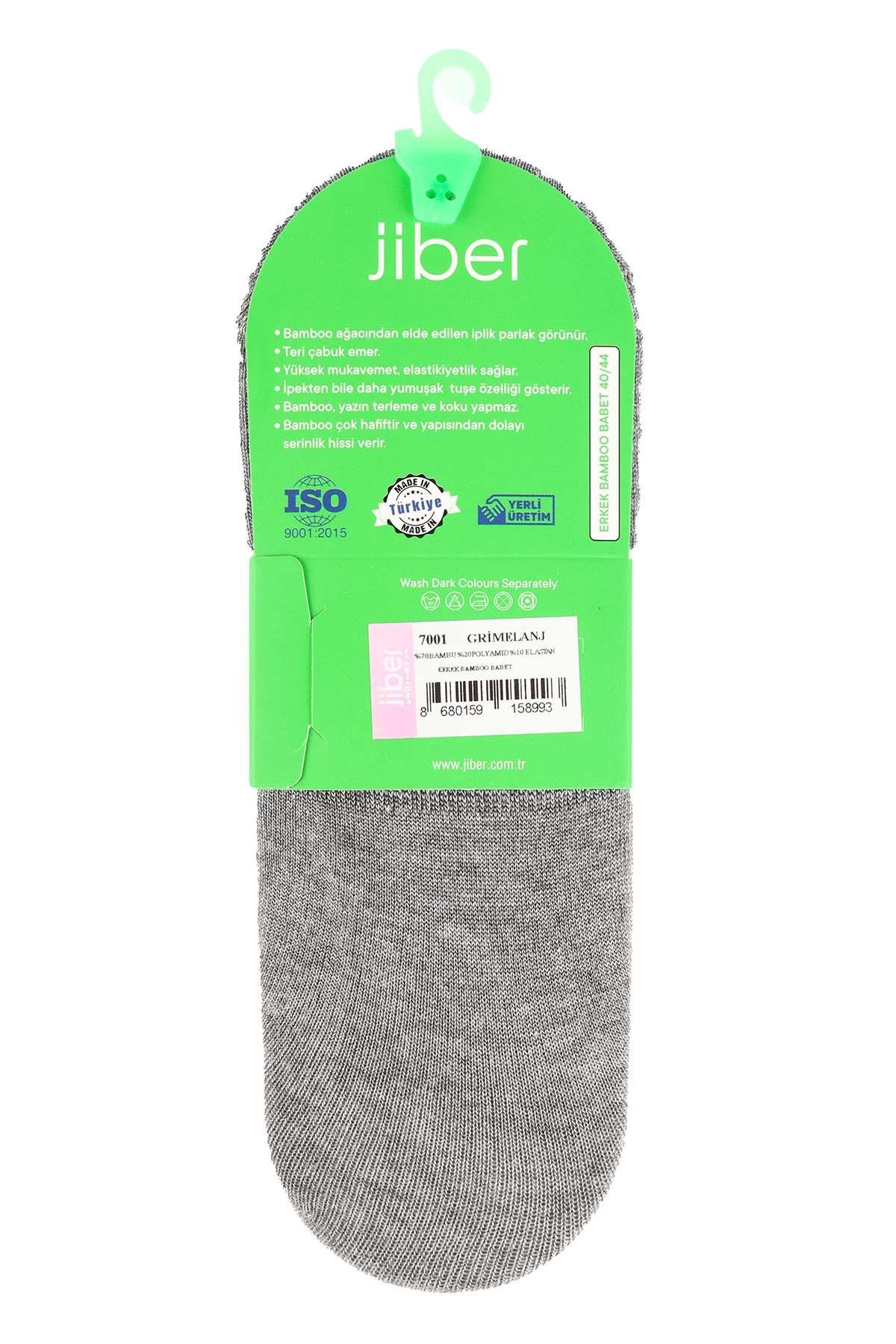 Erkek Grimelanj Bambu Babet Çorap 7001