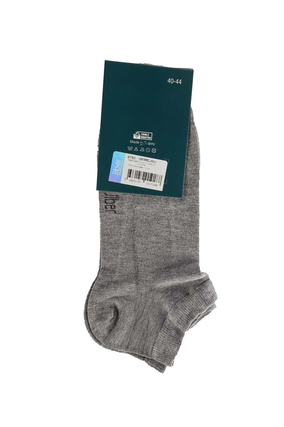 Erkek Grimelanj Bambu  Patik Çorap 6750