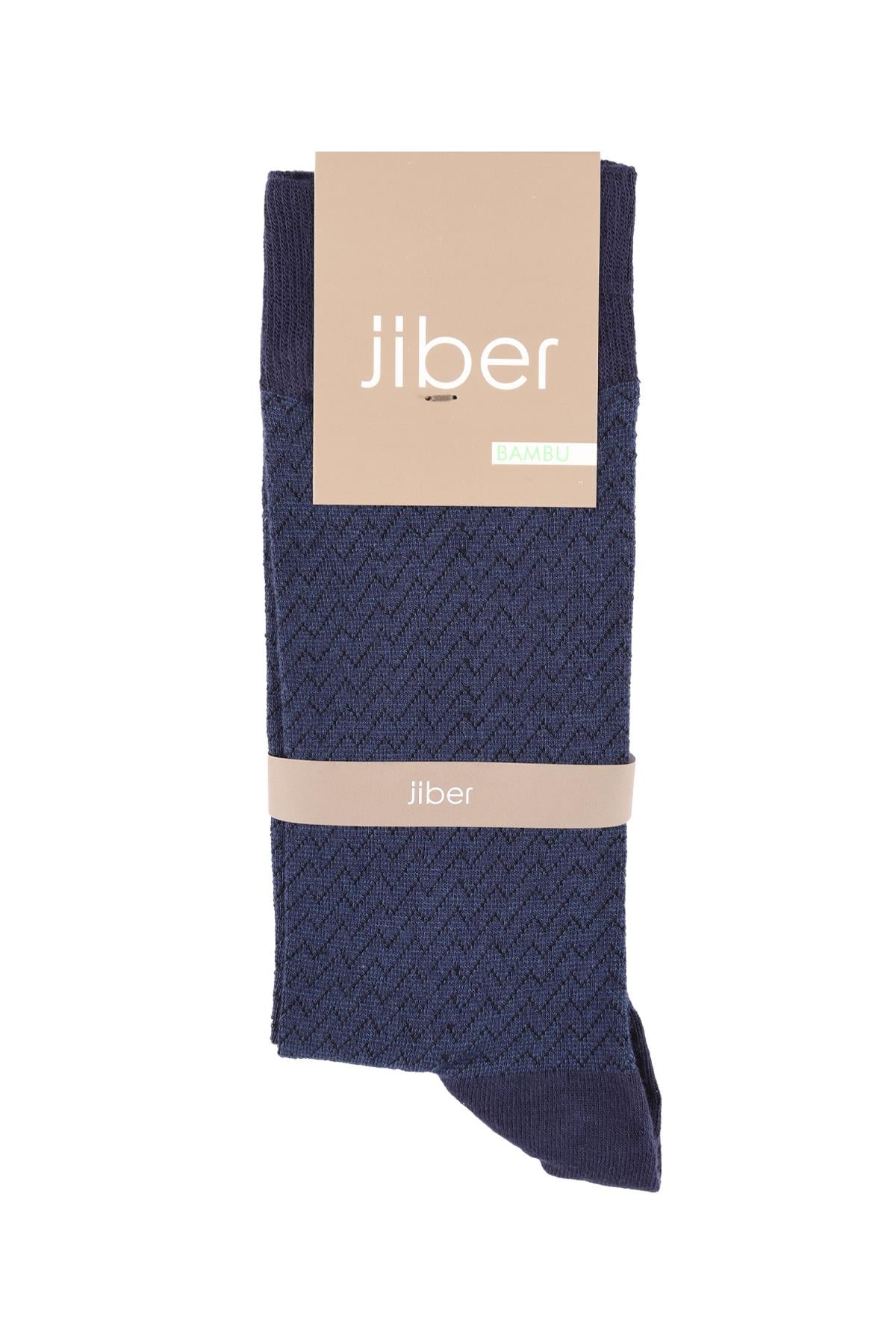 Erkek İndigo Bambu Likralı Soket Çorap 5619