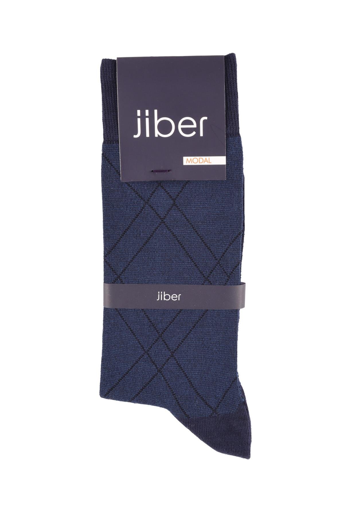Erkek İndigo Modal Likralı Soket Çorap 5221