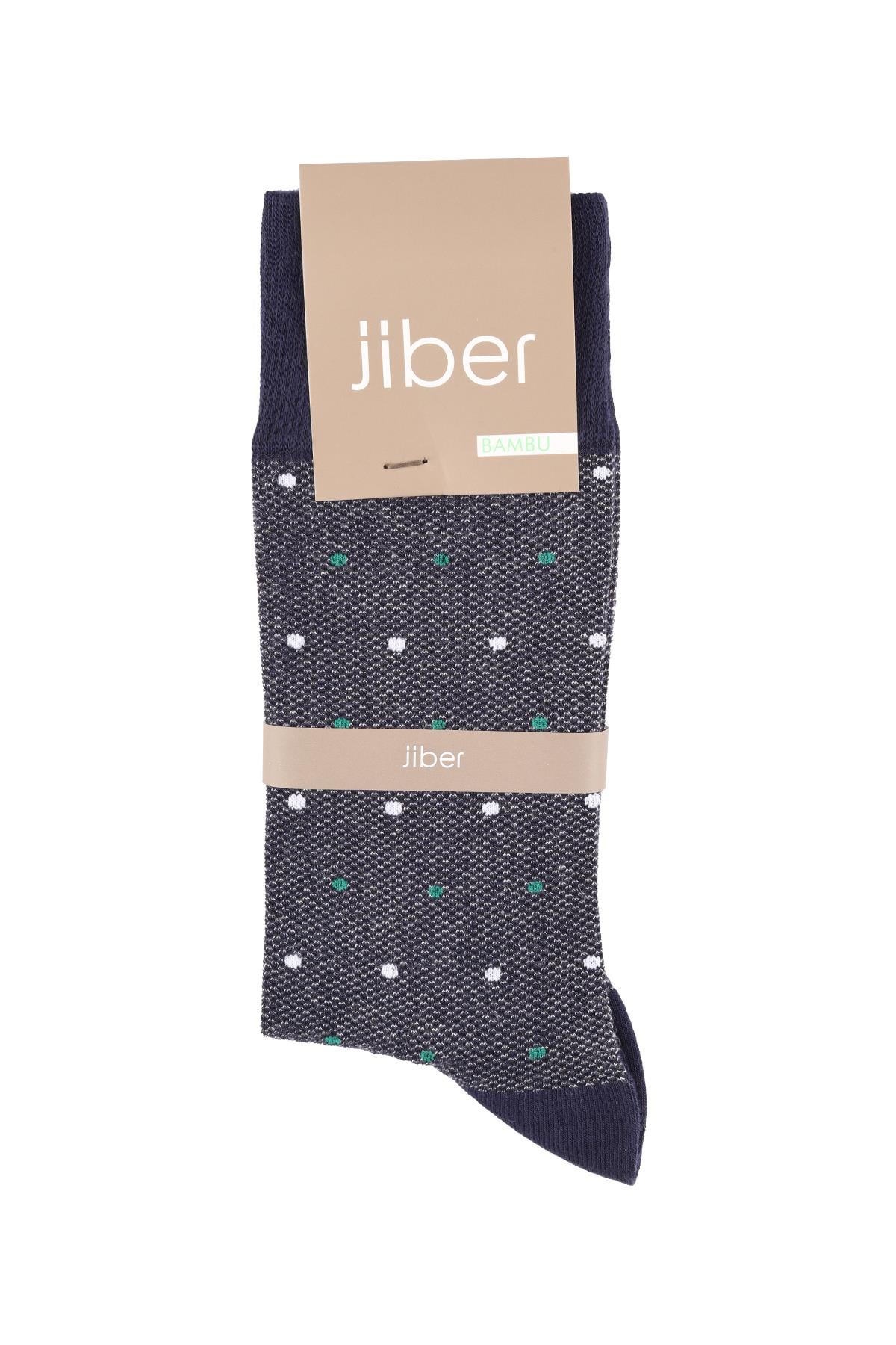 Erkek Lacivert Bambu Likralı Soket Çorap 5620