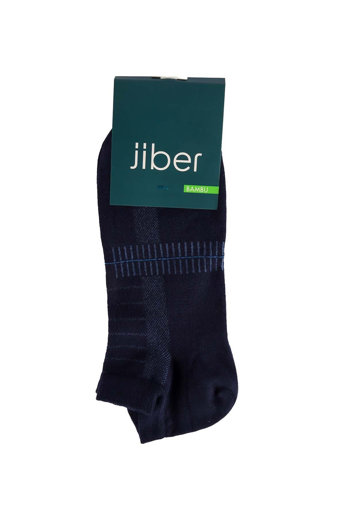 Erkek Lacivert Bambu Patik Çorap 6760