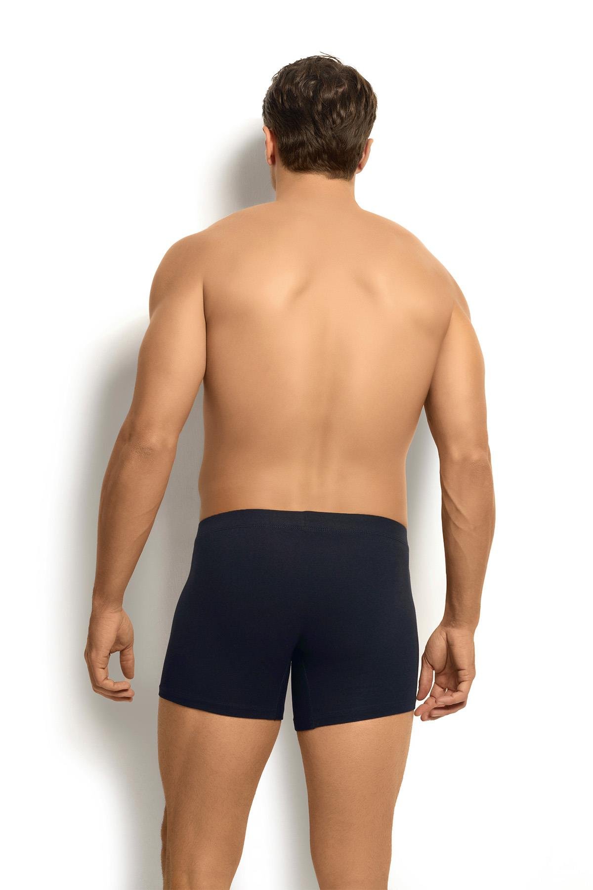 Erkek Lacivert Modal Pamuklu 3'lü Boxer 255