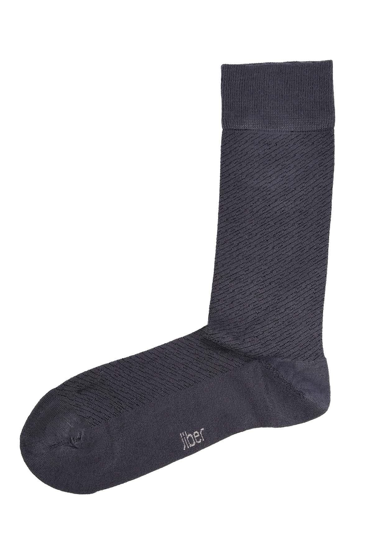 Erkek Likralı Bambu Füme Çorap 5616