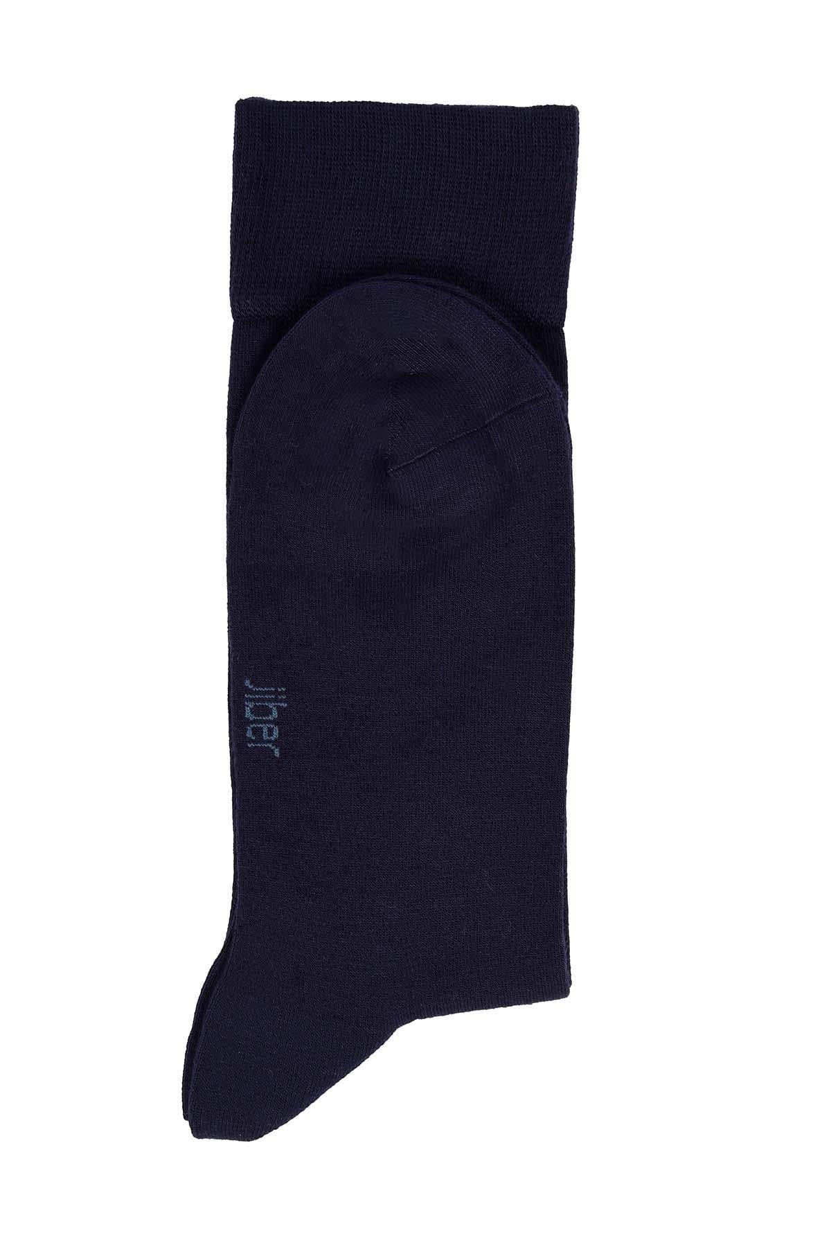 Erkek Likralı Bambu Lacivert Çorap 5617