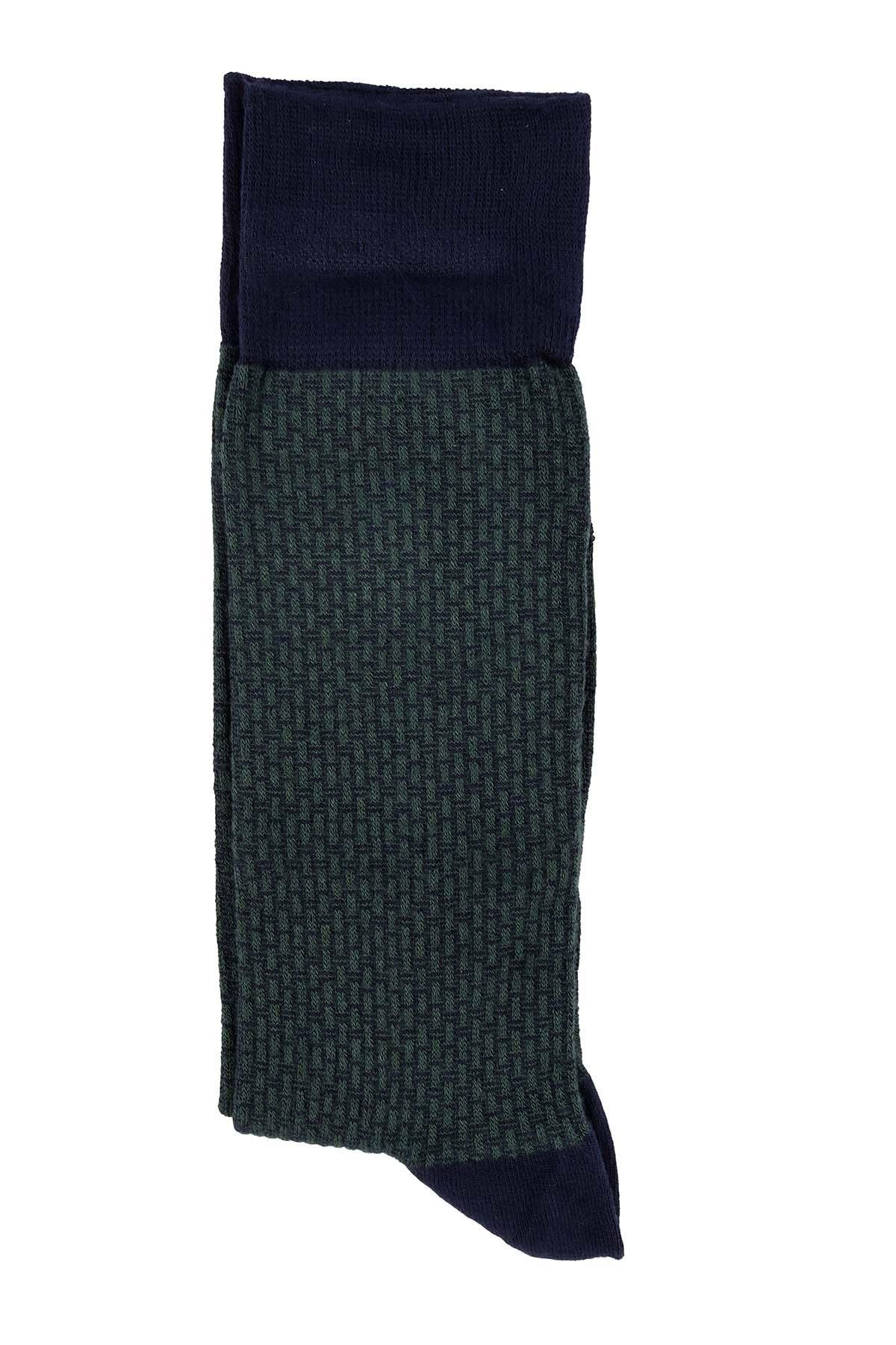 Erkek  Likralı Modal Çorap Lacivert  5612