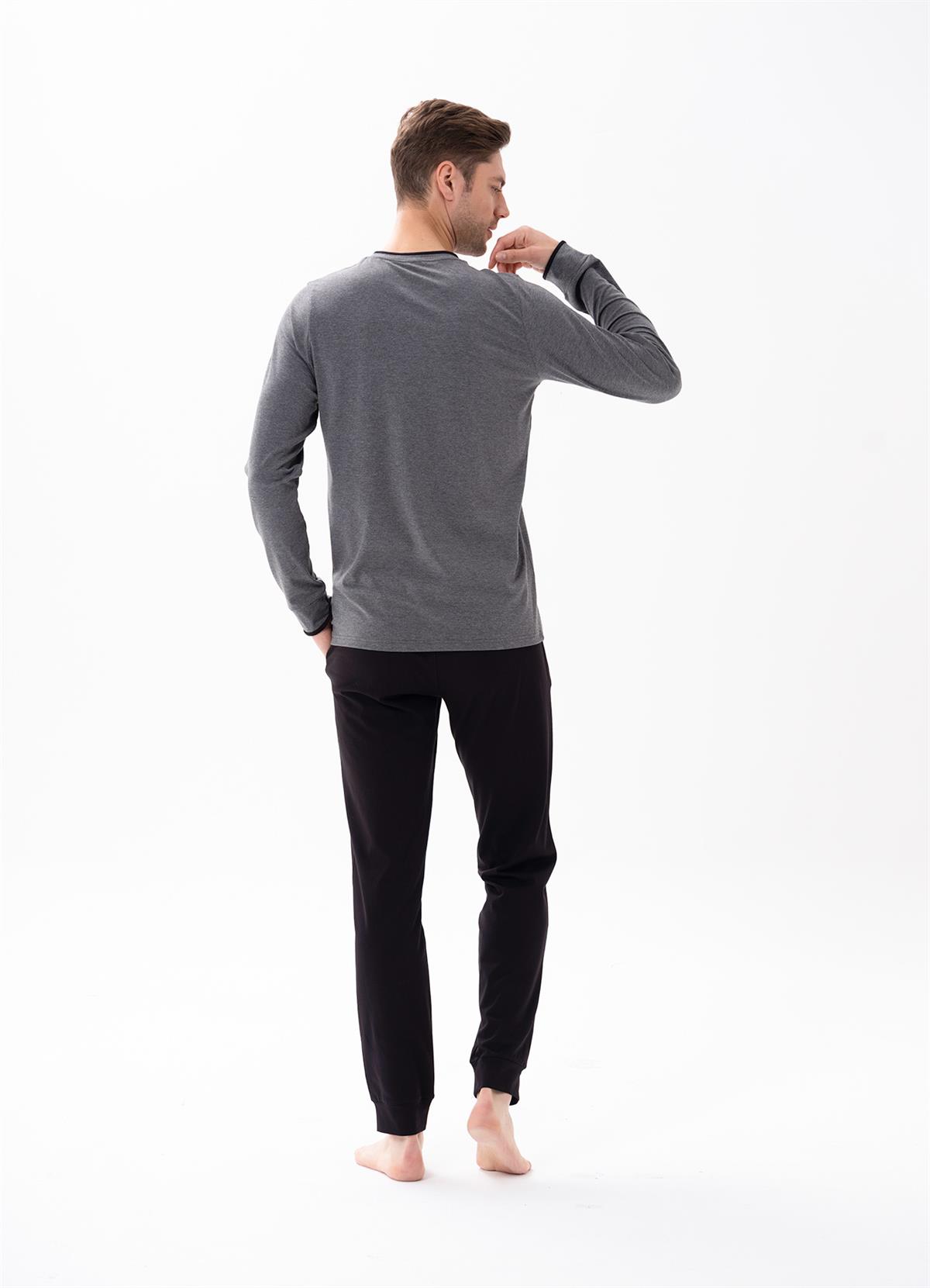 Erkek Pijama Takımı 15143 Antrasit  JBR15143.00001