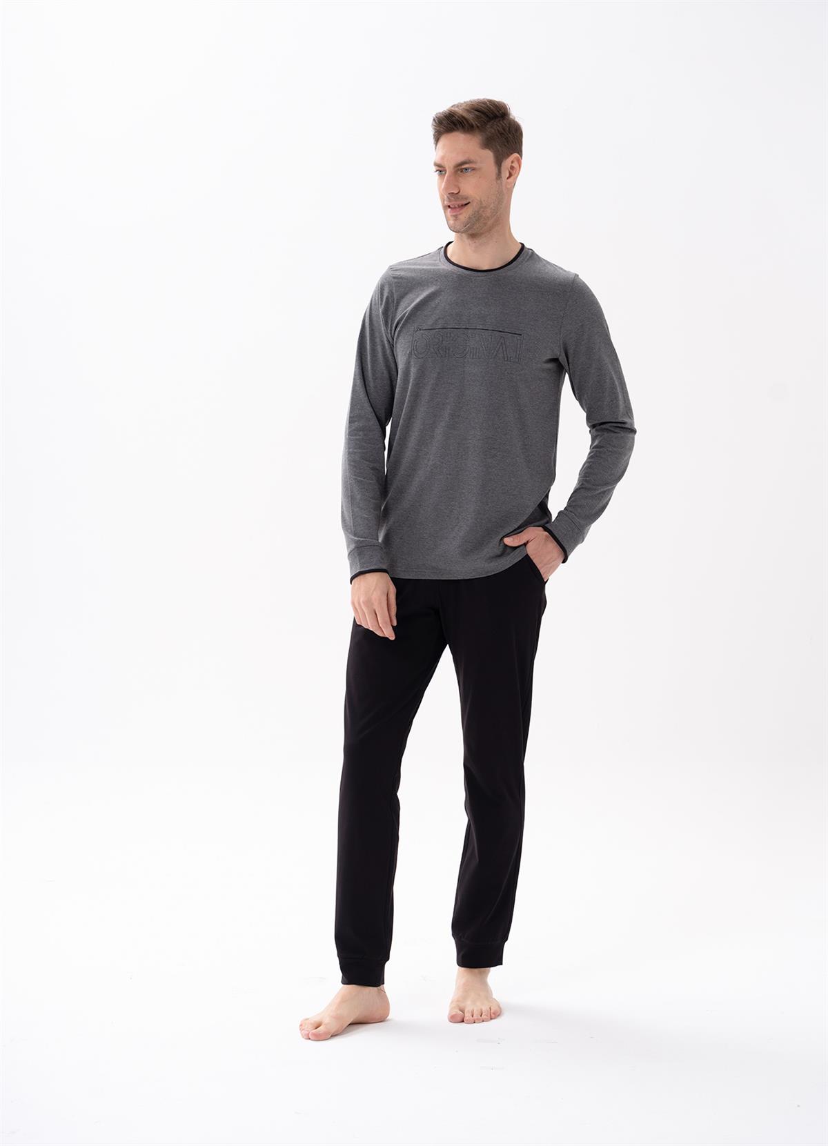 Erkek Pijama Takımı 15143 Antrasit  JBR15143.00001