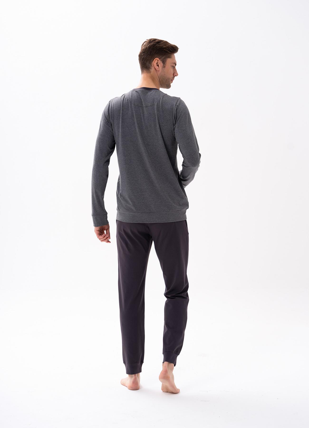 Erkek Pijama Takımı Antrasit  JBR15156.00001