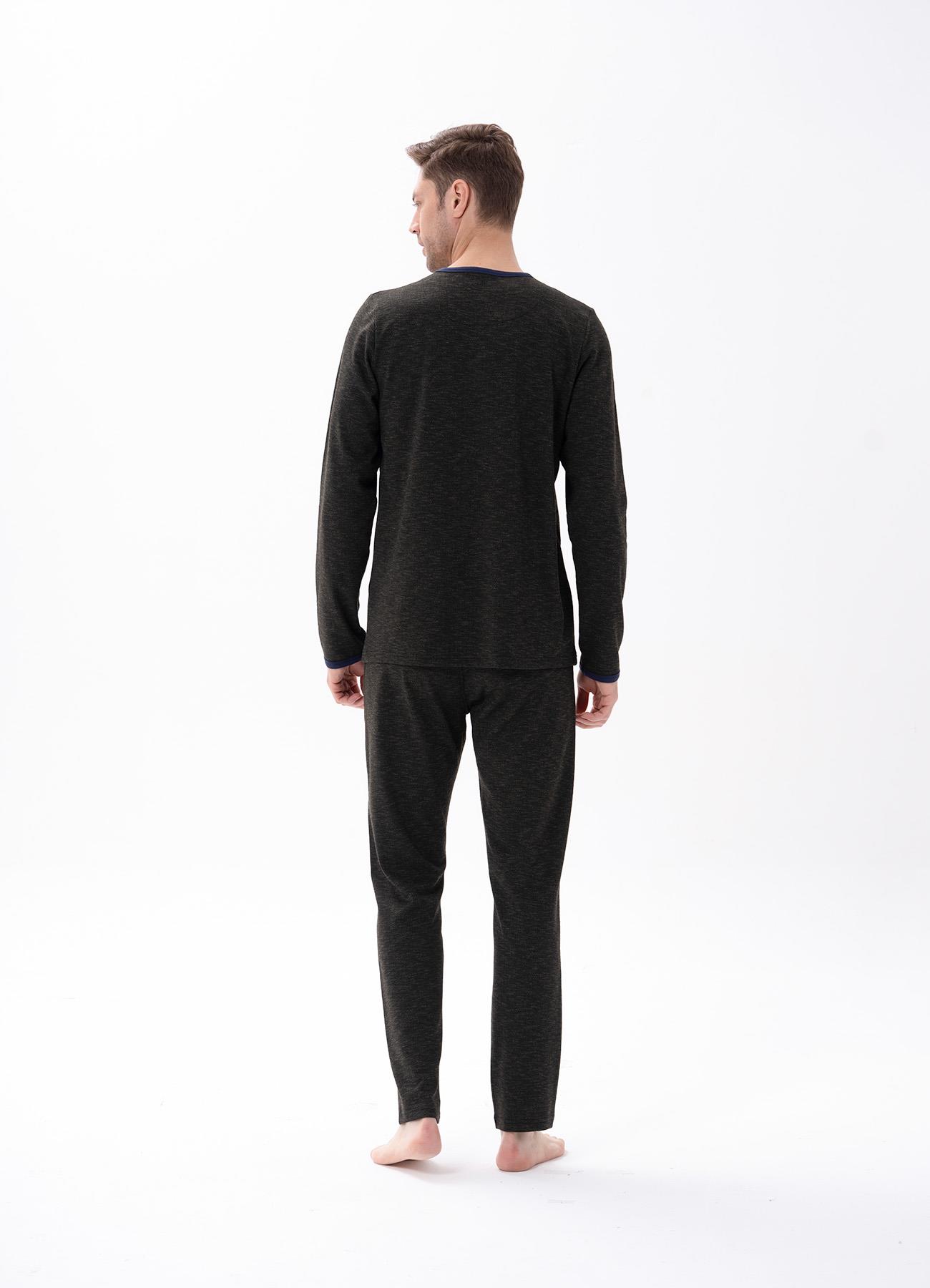Erkek Pijama Takımı Haki  JBR15141.00001