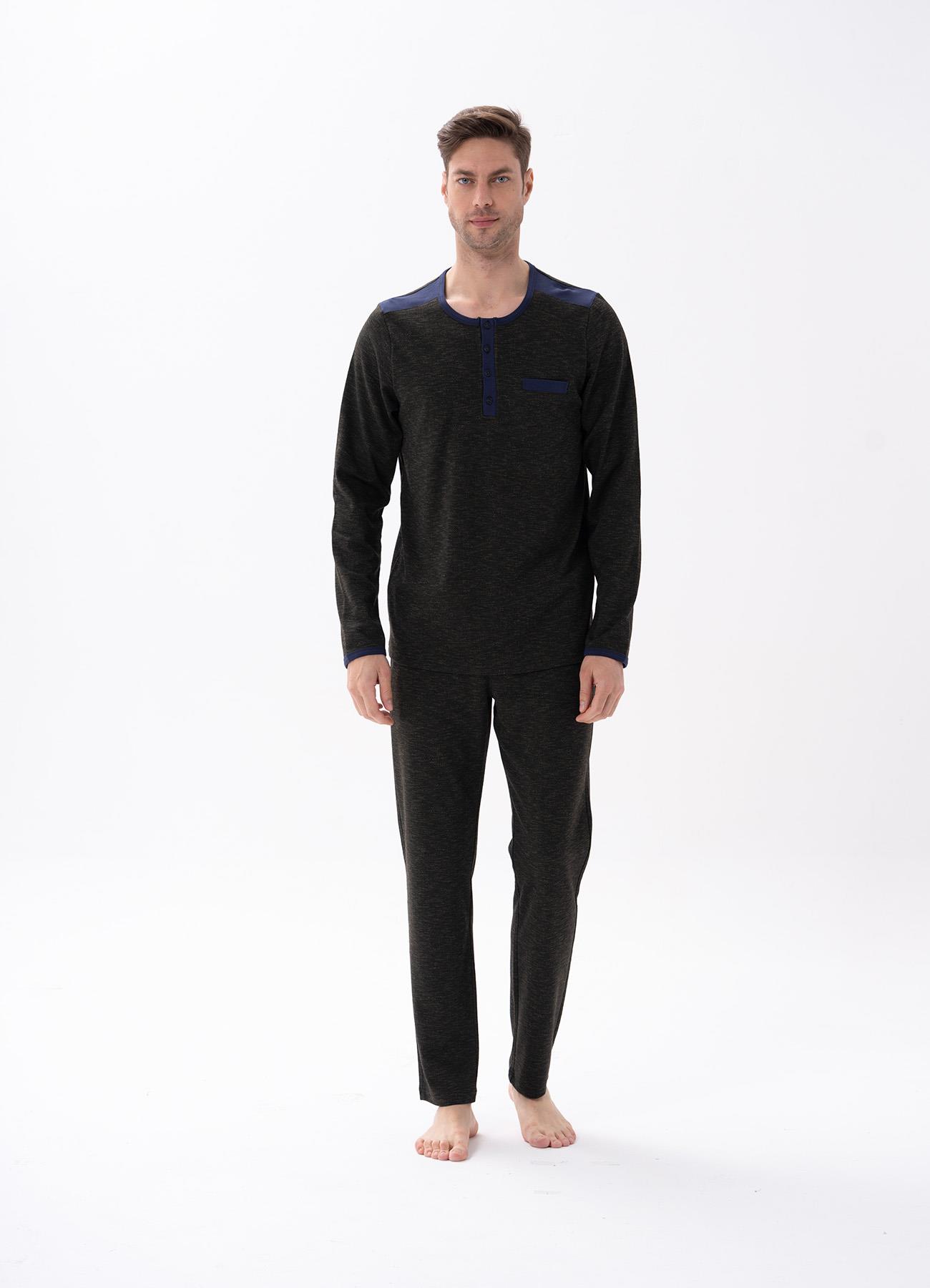 Erkek Pijama Takımı Haki  JBR15141.00001