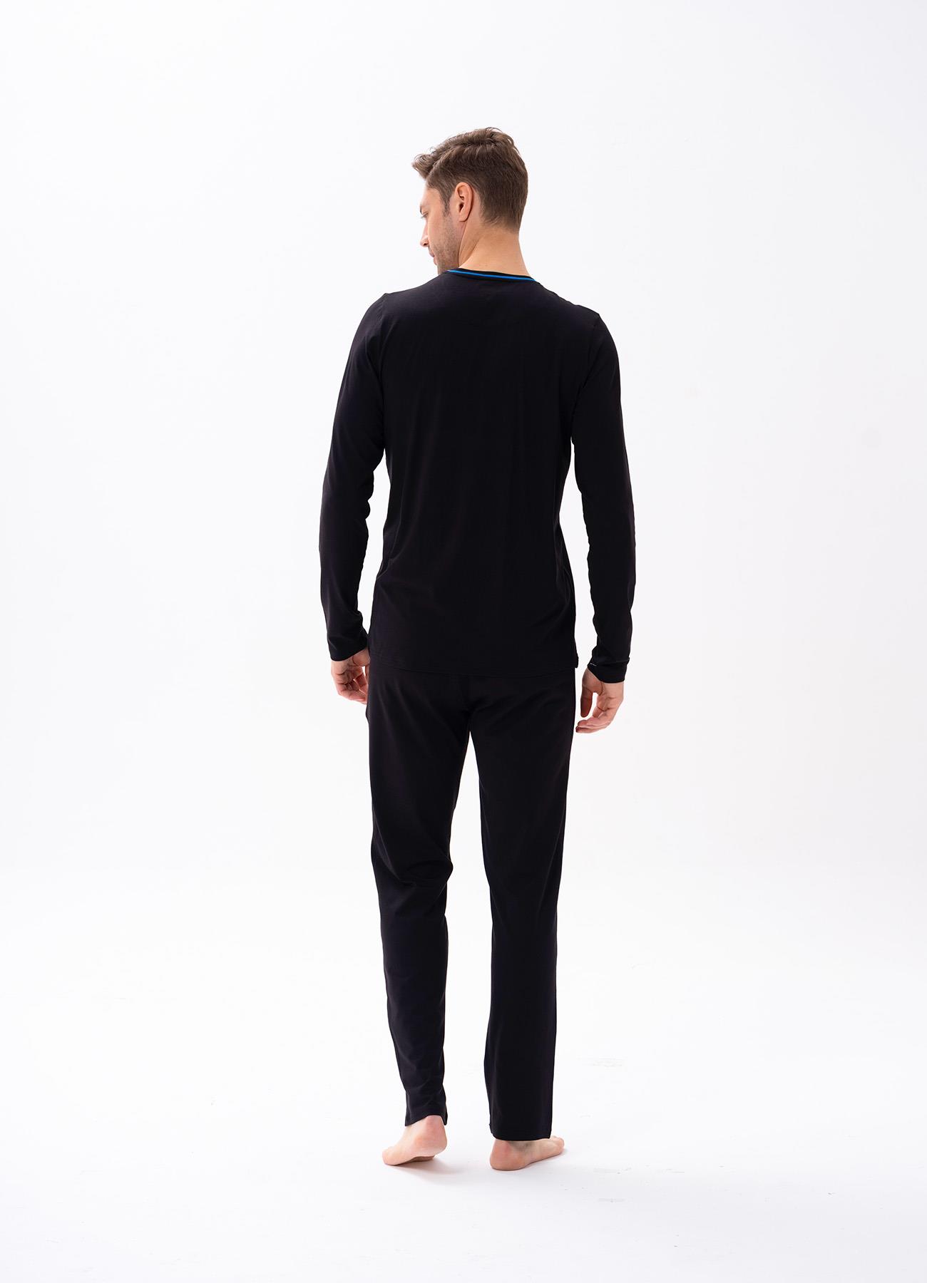 Erkek Pijama Takımı Siyah Siyah  JBR15145.00001