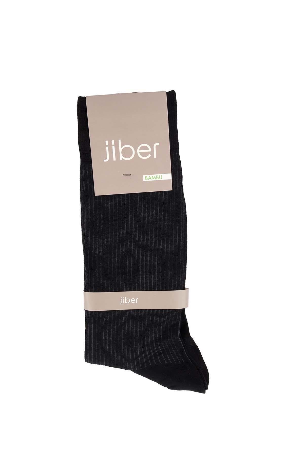 Erkek Siyah Bambu Çorap 5505