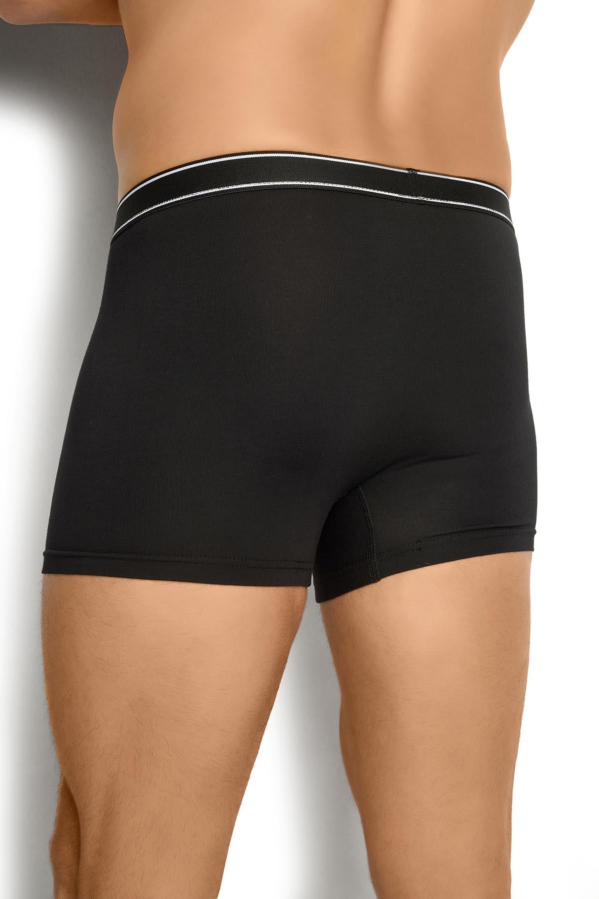 Erkek Likralı Boxer 277 SİYAH  JBR277.0000001