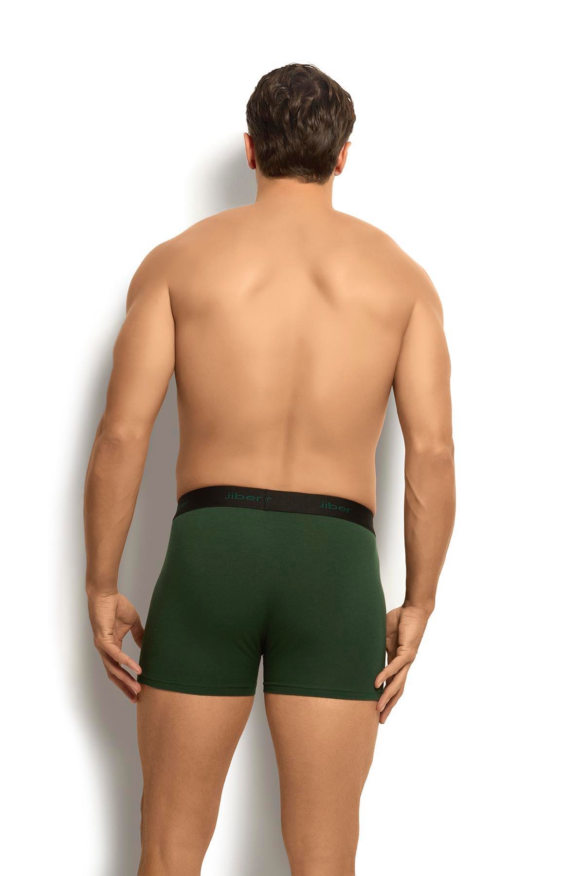 Erkek Yeşil Modal Pamuklu Boxer 321