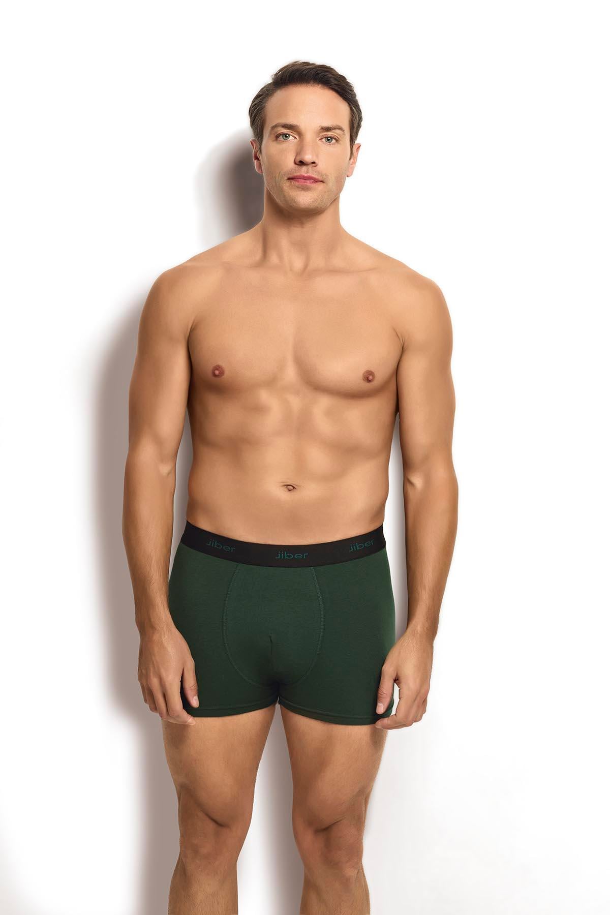 Erkek Yeşil Modal Pamuklu Boxer 321