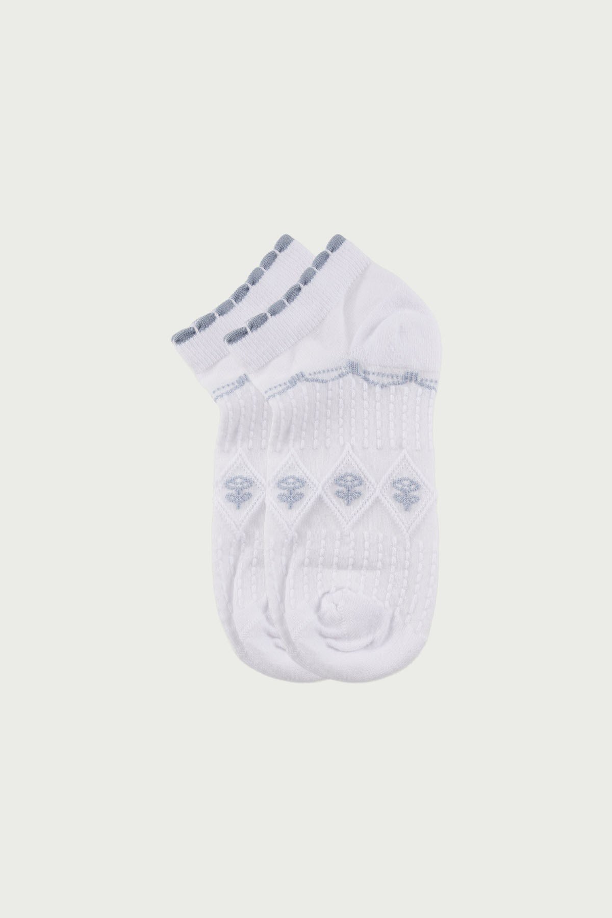 Kadın 6'lı Pamuklu Patik Çorap Asorti  JBR6615.000001