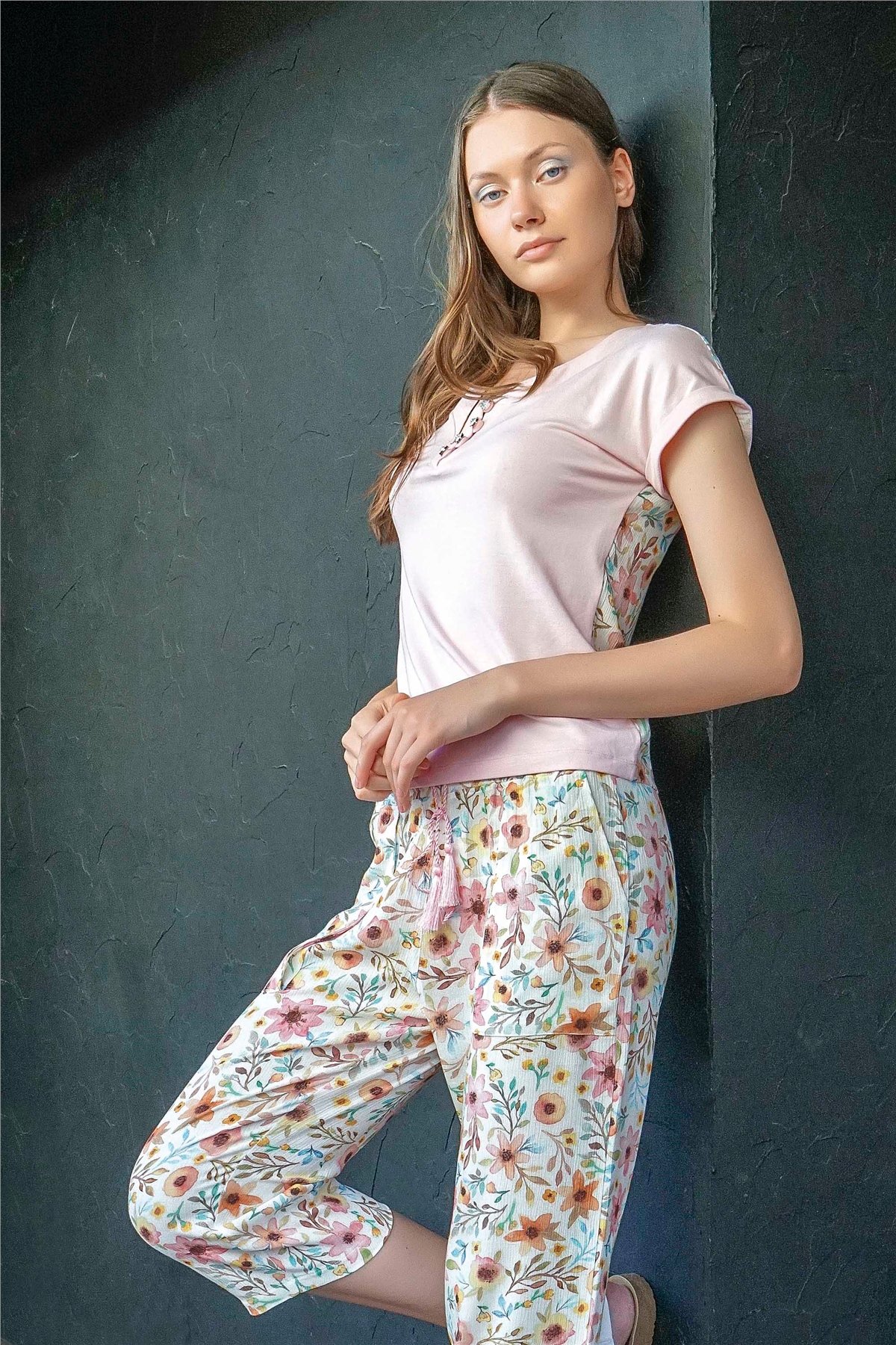 Pembe Pijama Takımı