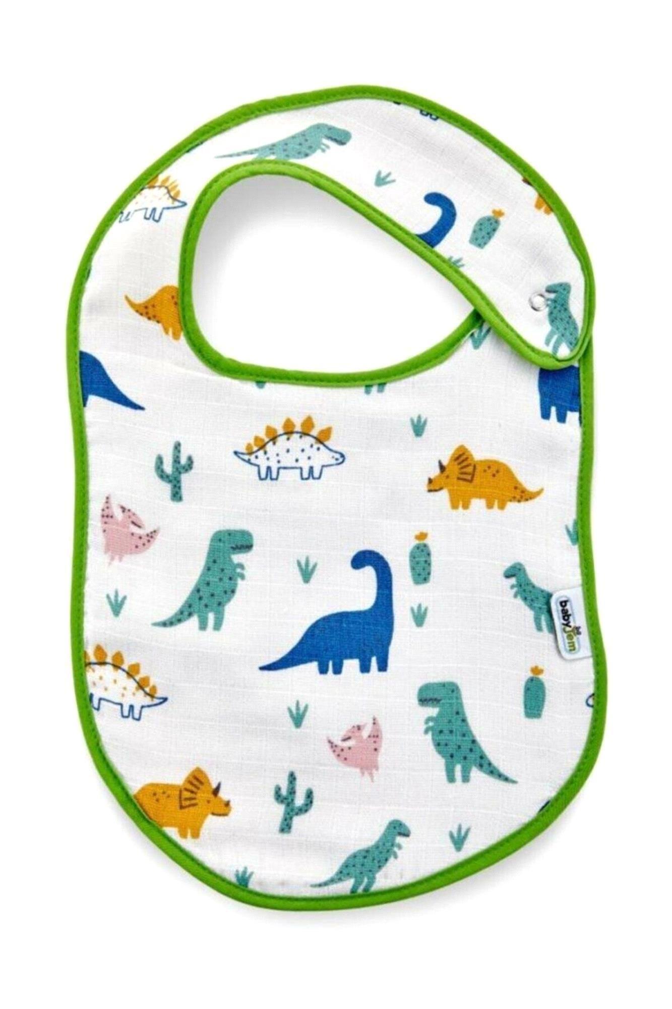 Babyjem Müslin Önlük Dino Art-379