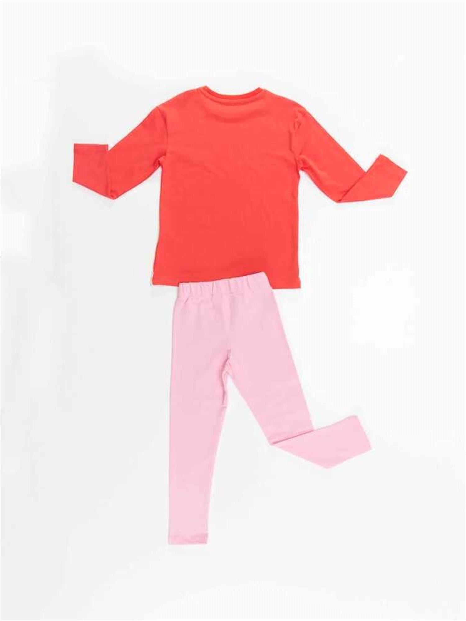 Denokids Kız Çocuk Unicorn Gücü Tunik Tayt Takım CFF-22K1-007