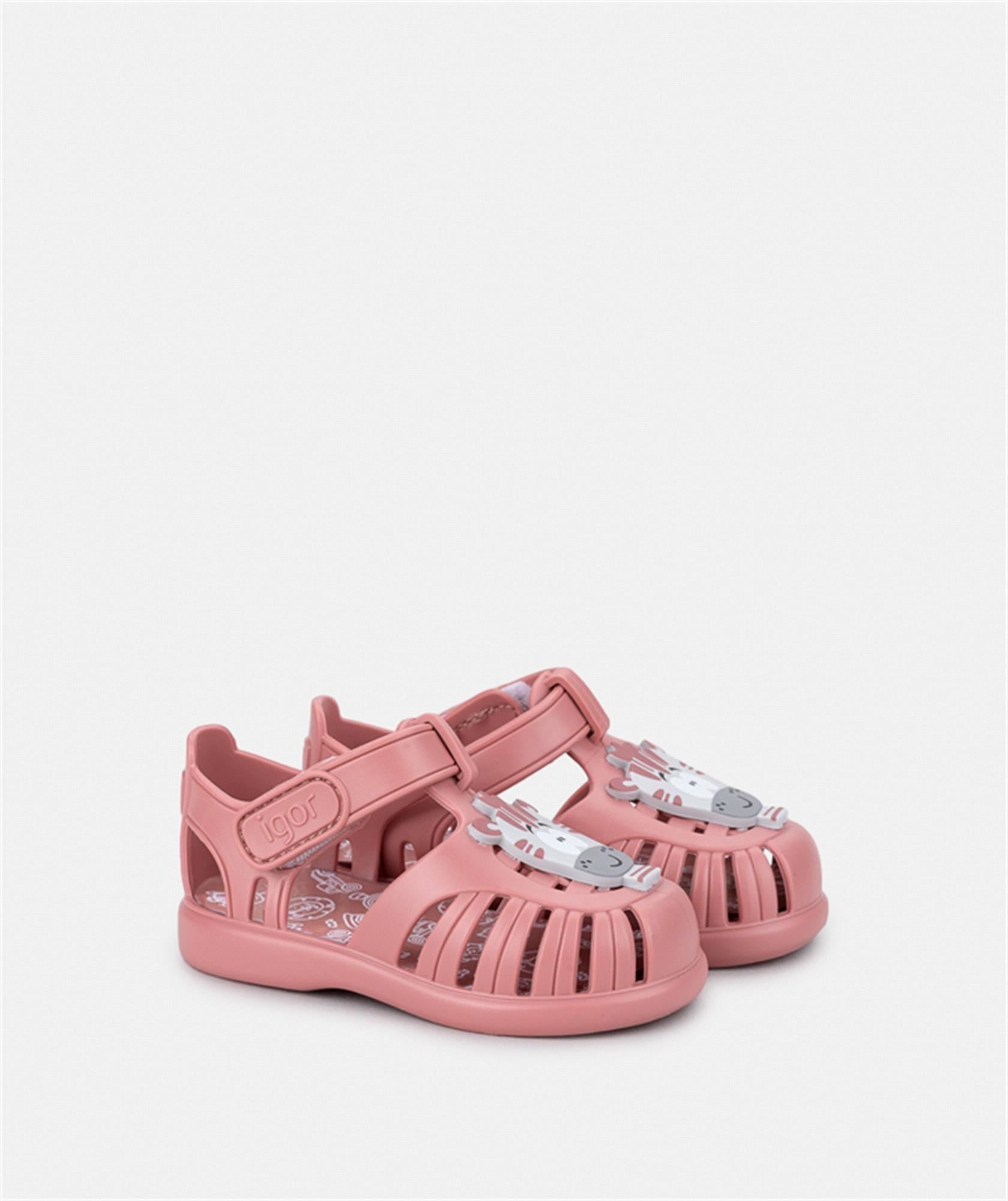 İgor Kız Çocuk Tobby Zebra Sandalet Nuevo Rosa S10373-383