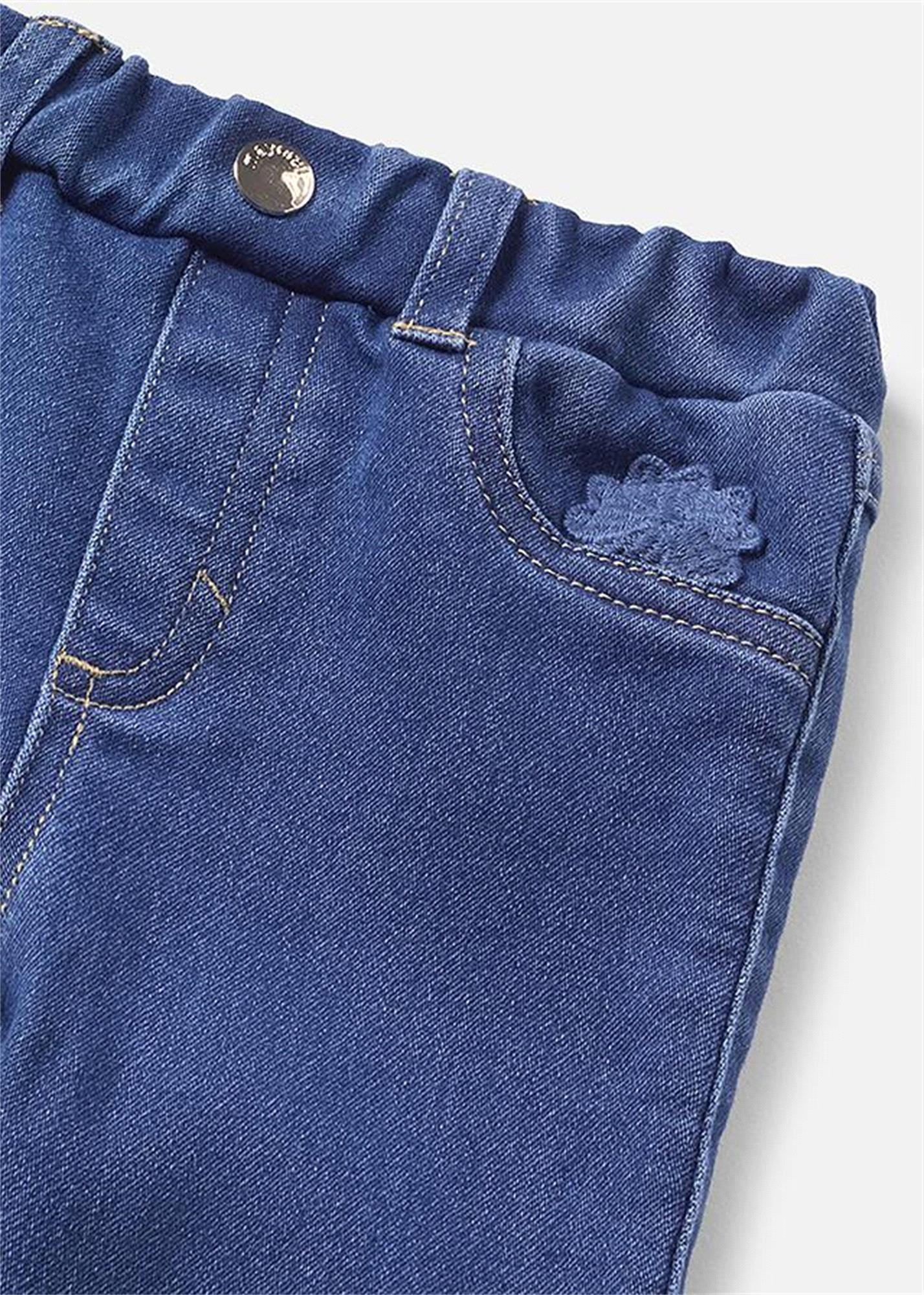 Mayoral Kız Bebek Skinny Fit Jean Mavi 2525