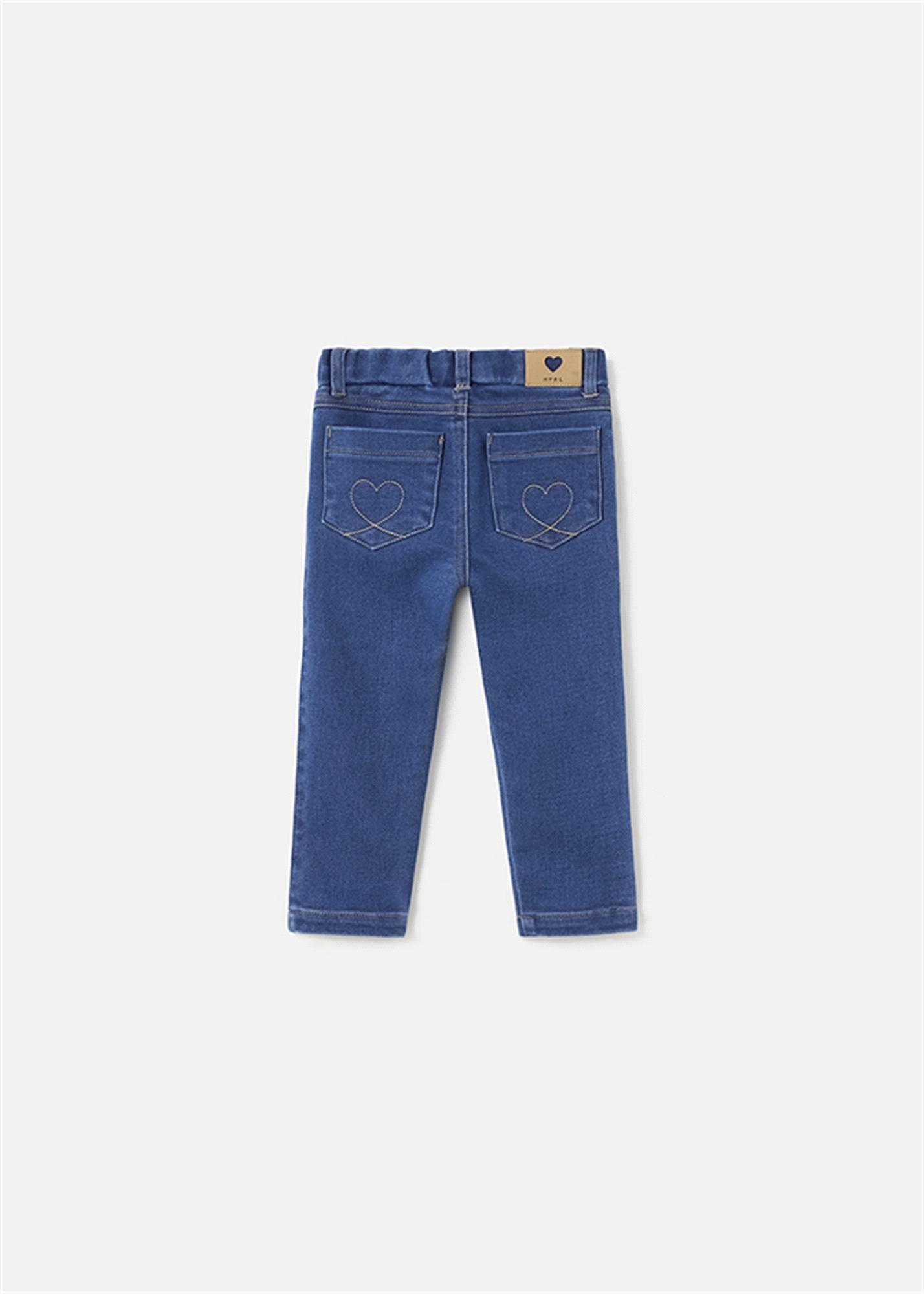Mayoral Kız Bebek Skinny Fit Jean Mavi 2525