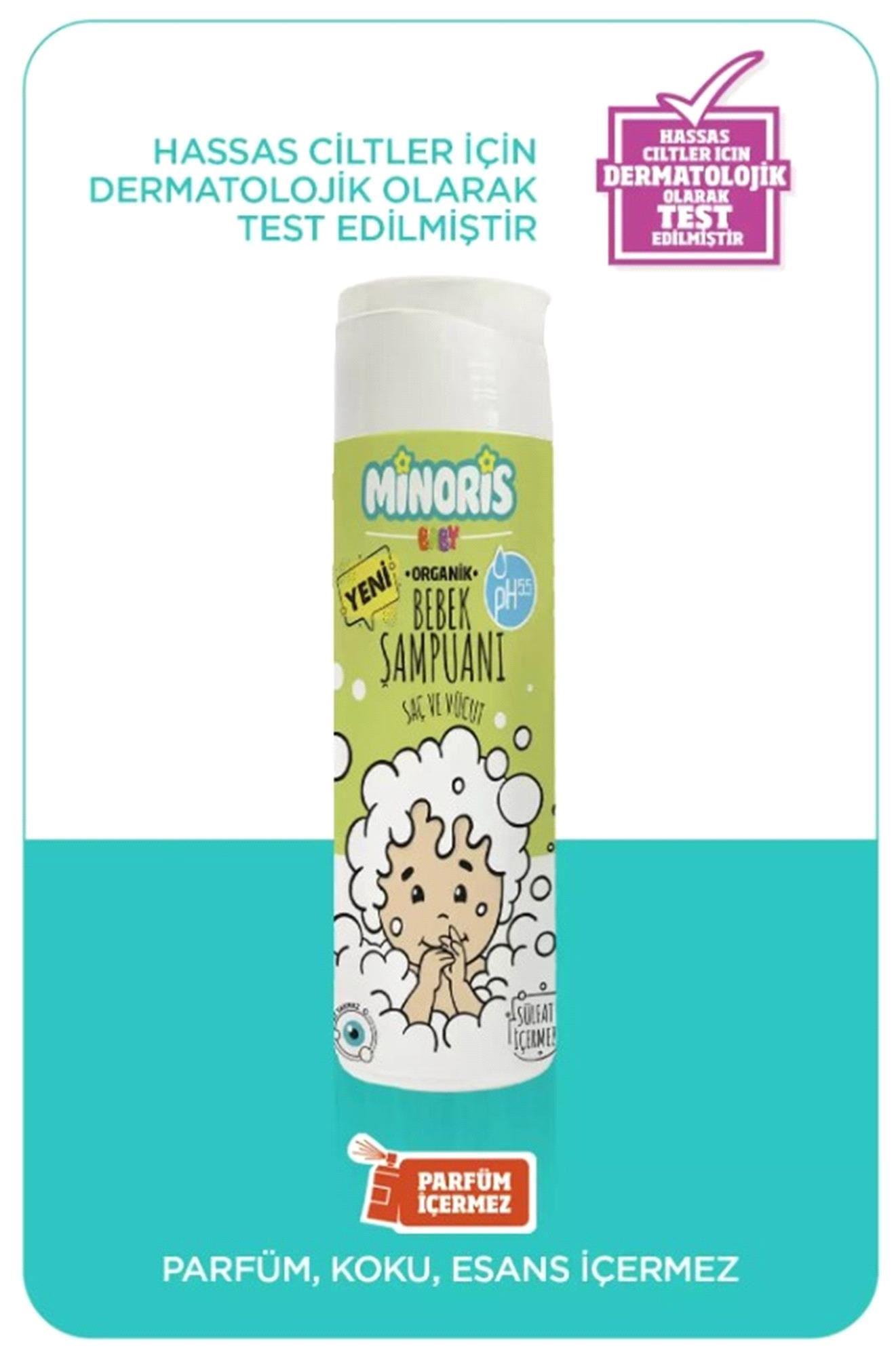 Minoris Baby Bebek Saç ve Vücut Şampuanı 200ml