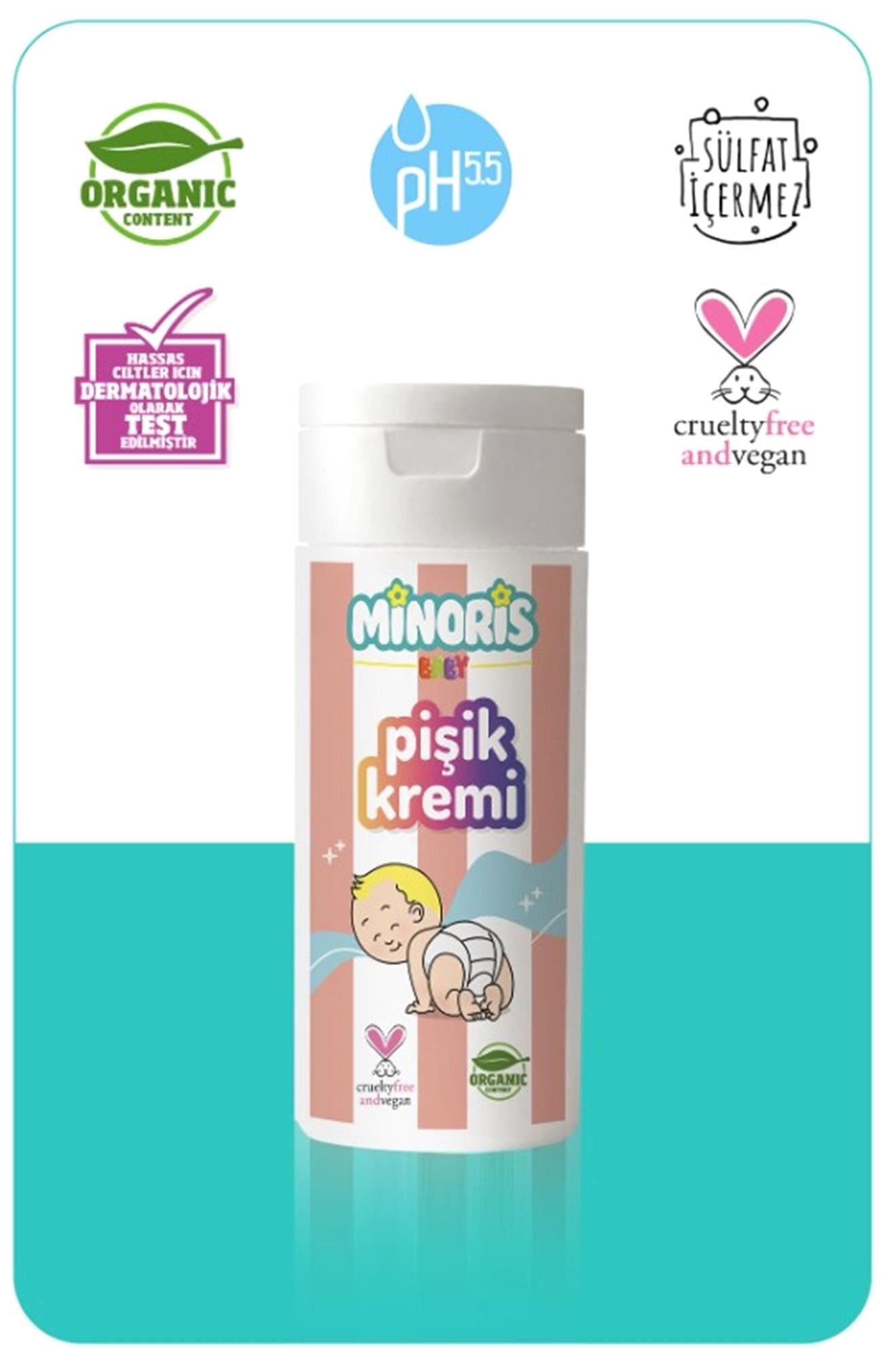 Minoris Baby Organik Vegan Pişik Kremi 55gr 