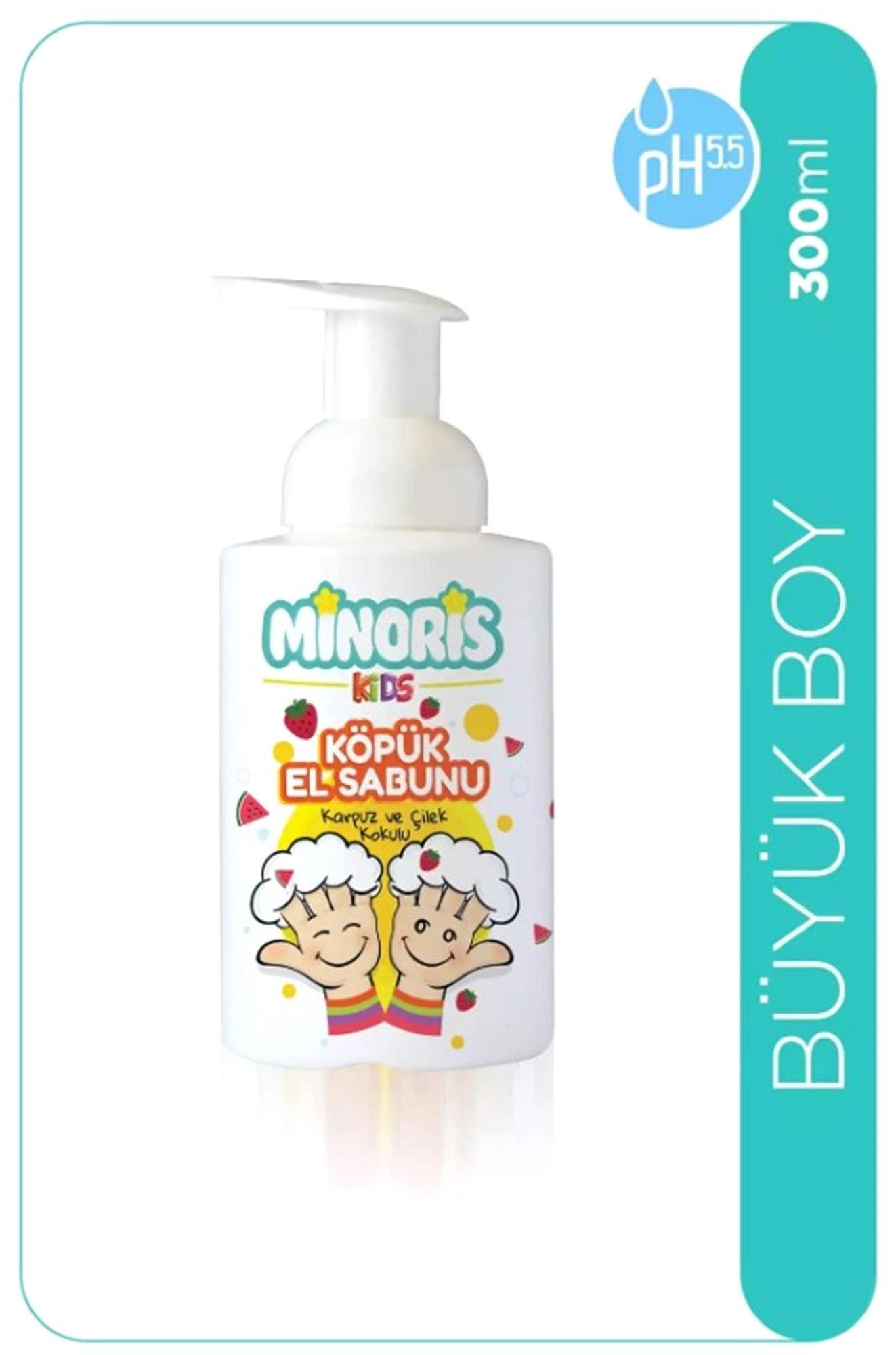 Minoris Kids Organik Karpuz ve Çilek El Köpük El Sabunu 300ml