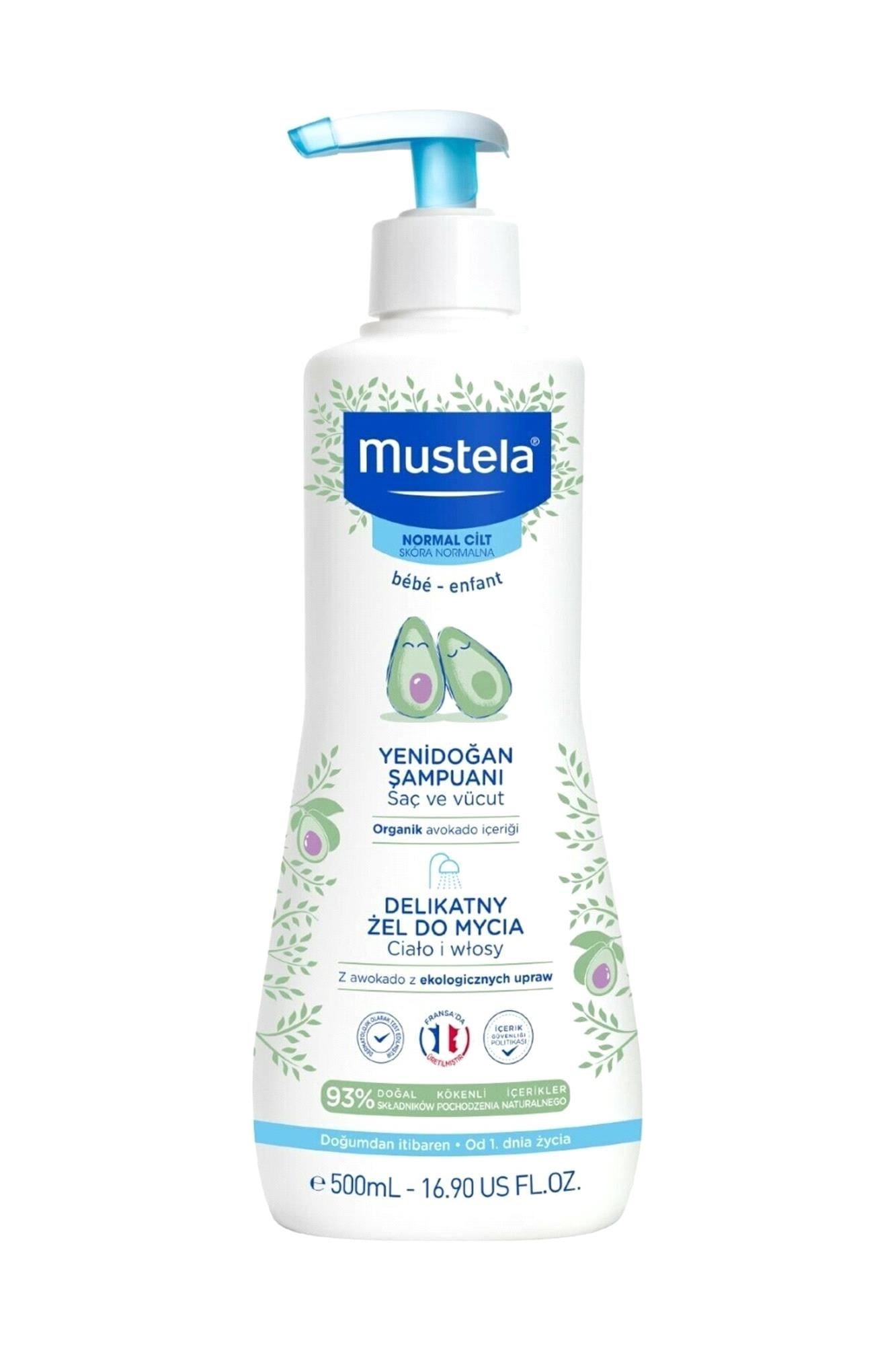 Mustela Dermo Yenidoğan Saç Ve Vücut Şampuan 500 ml