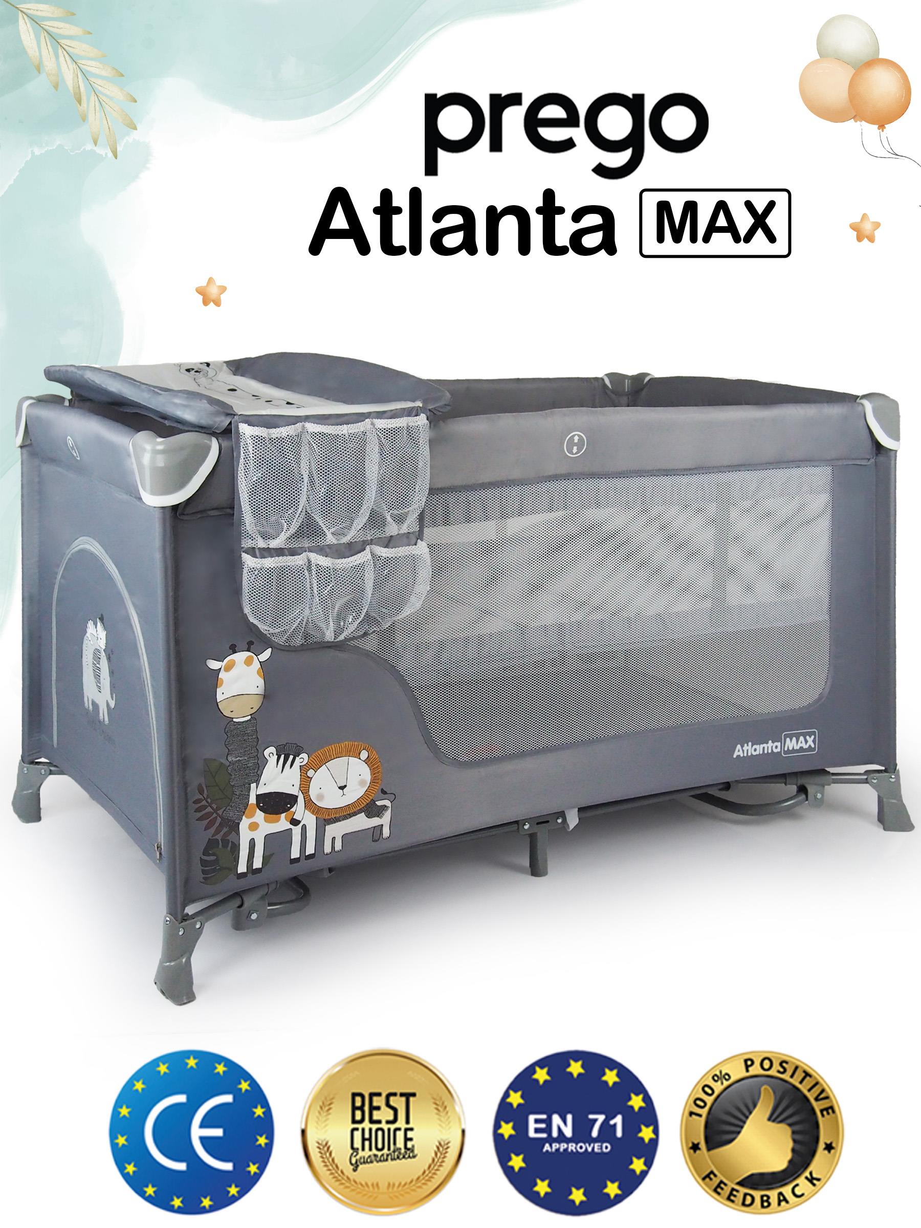 Prego Atlanta Oyun Parkı 70*120 Cm 8046 Gri