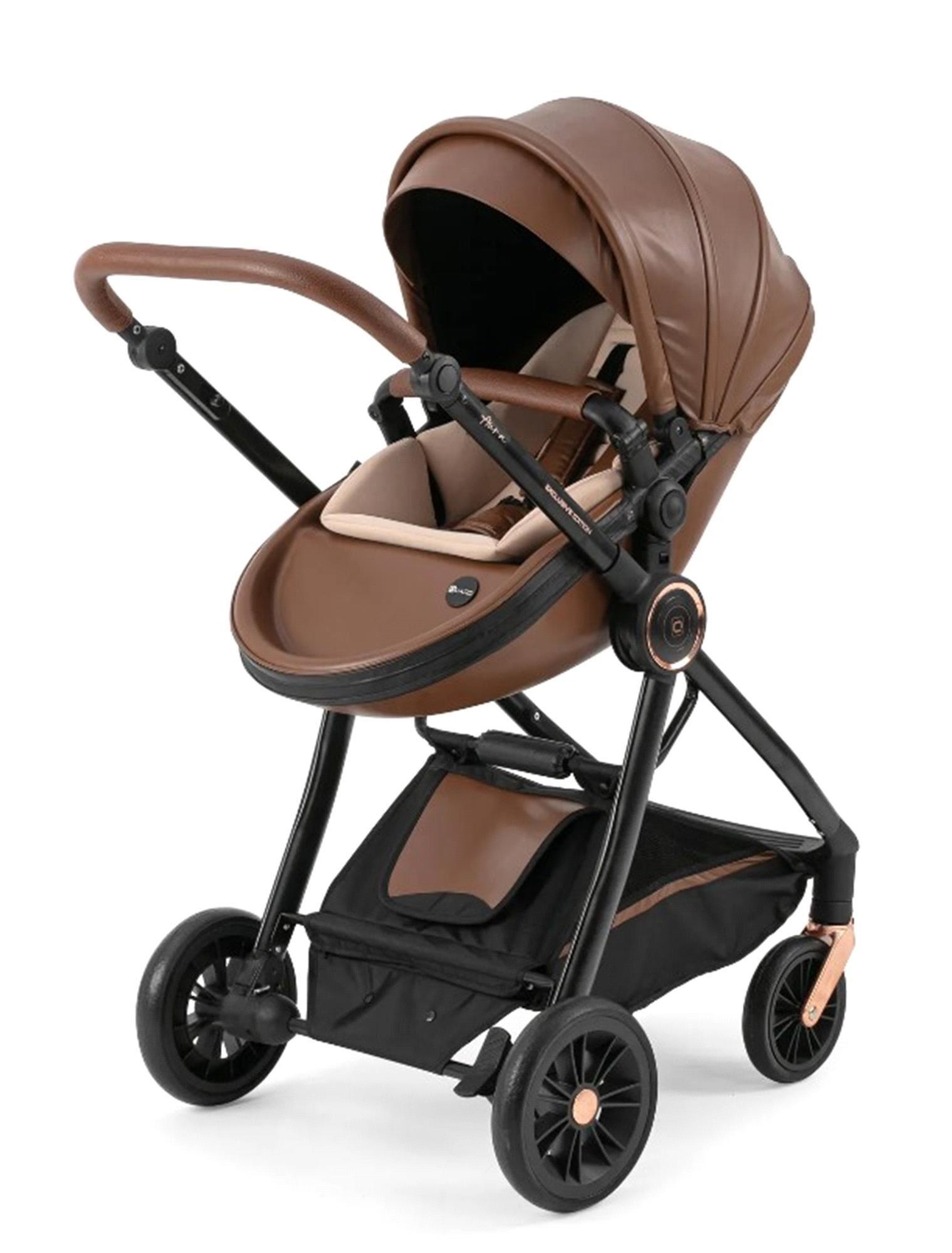 Quard Aura Trio Travel Sistem Bebek Arabası Kahverengi