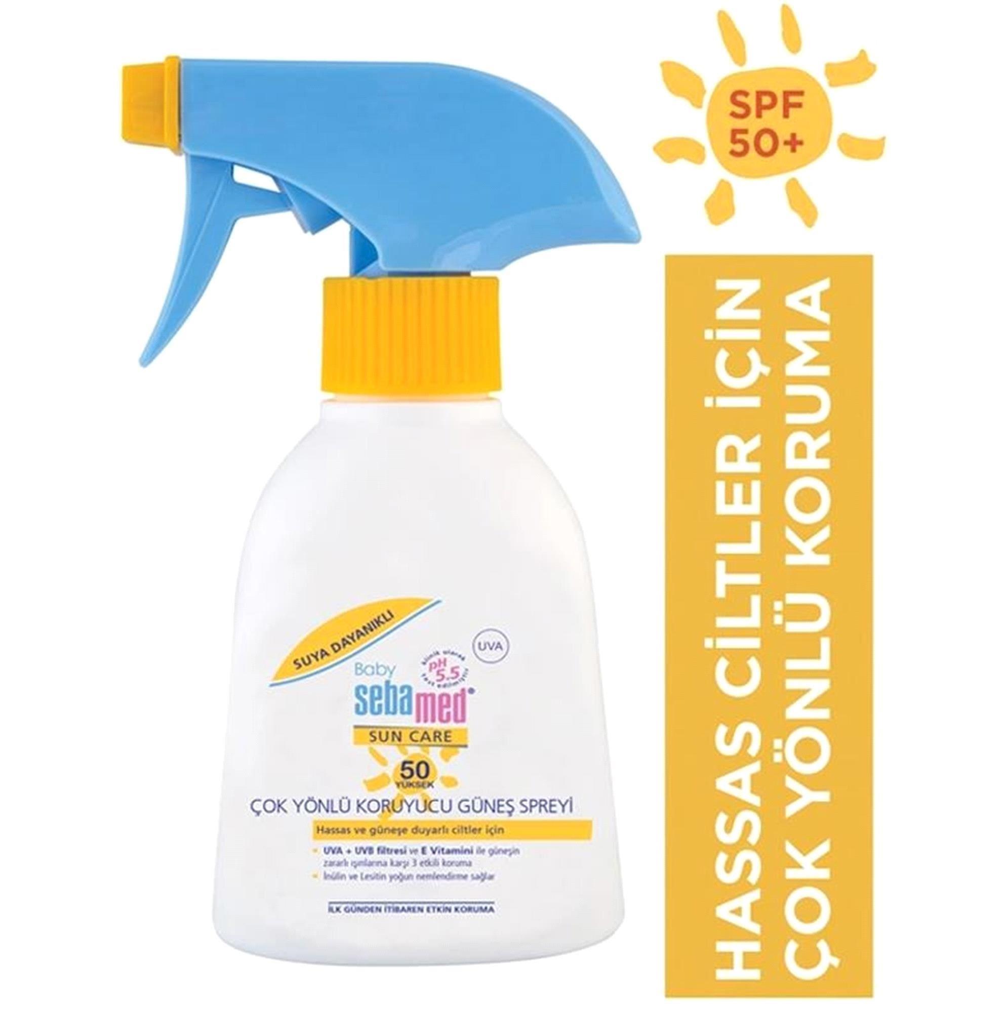 Sebamed Baby Çok Yönlü Koruyucu Güneş Spreyi Spf 50 200 ml