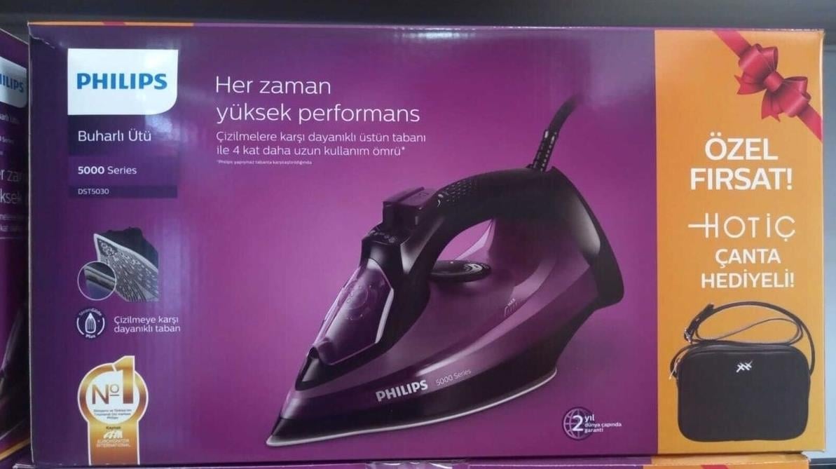 Philips DST5030/80 Buharlı Çanta Hediyeli Ütü