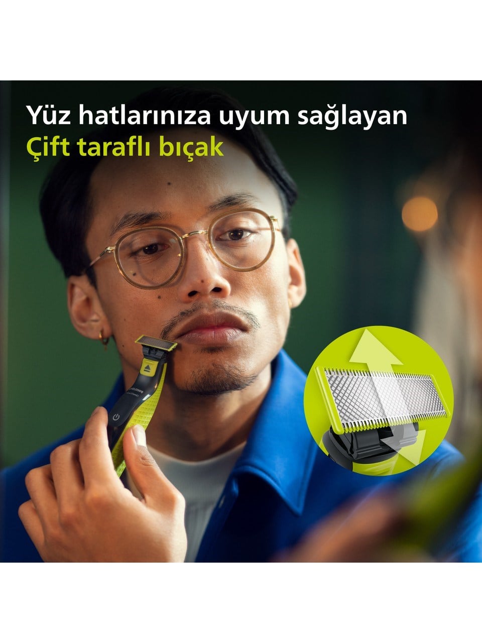 Philips QP2724/10 Oneblade Yüz Şekillendirici