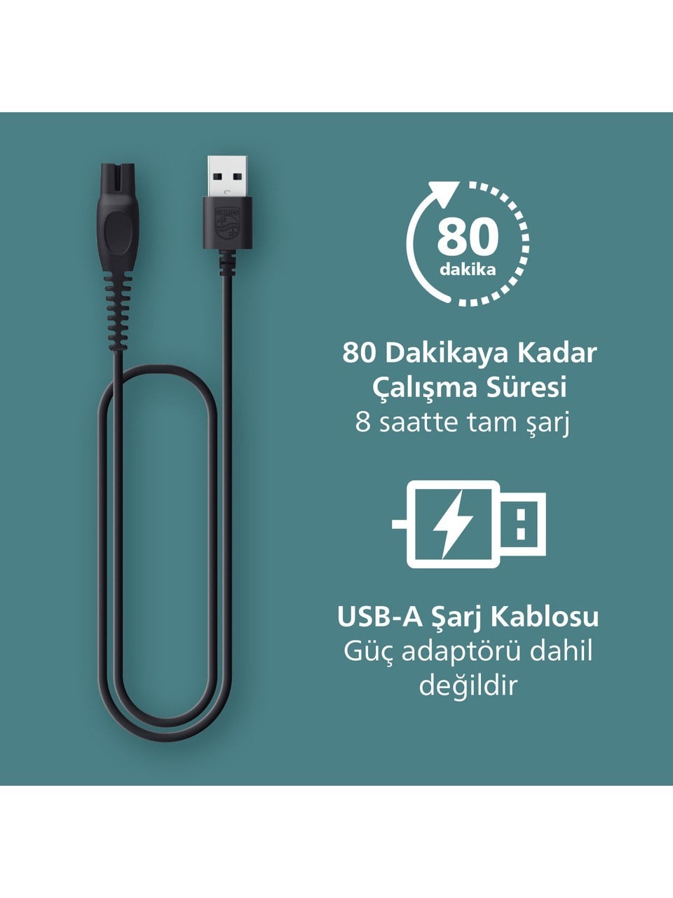 Philips Vücut Bakım 3000 Serisi Duşa Uygun, Hassas Bölge ve Vücut Tıraş Makinesi - BG3480/15