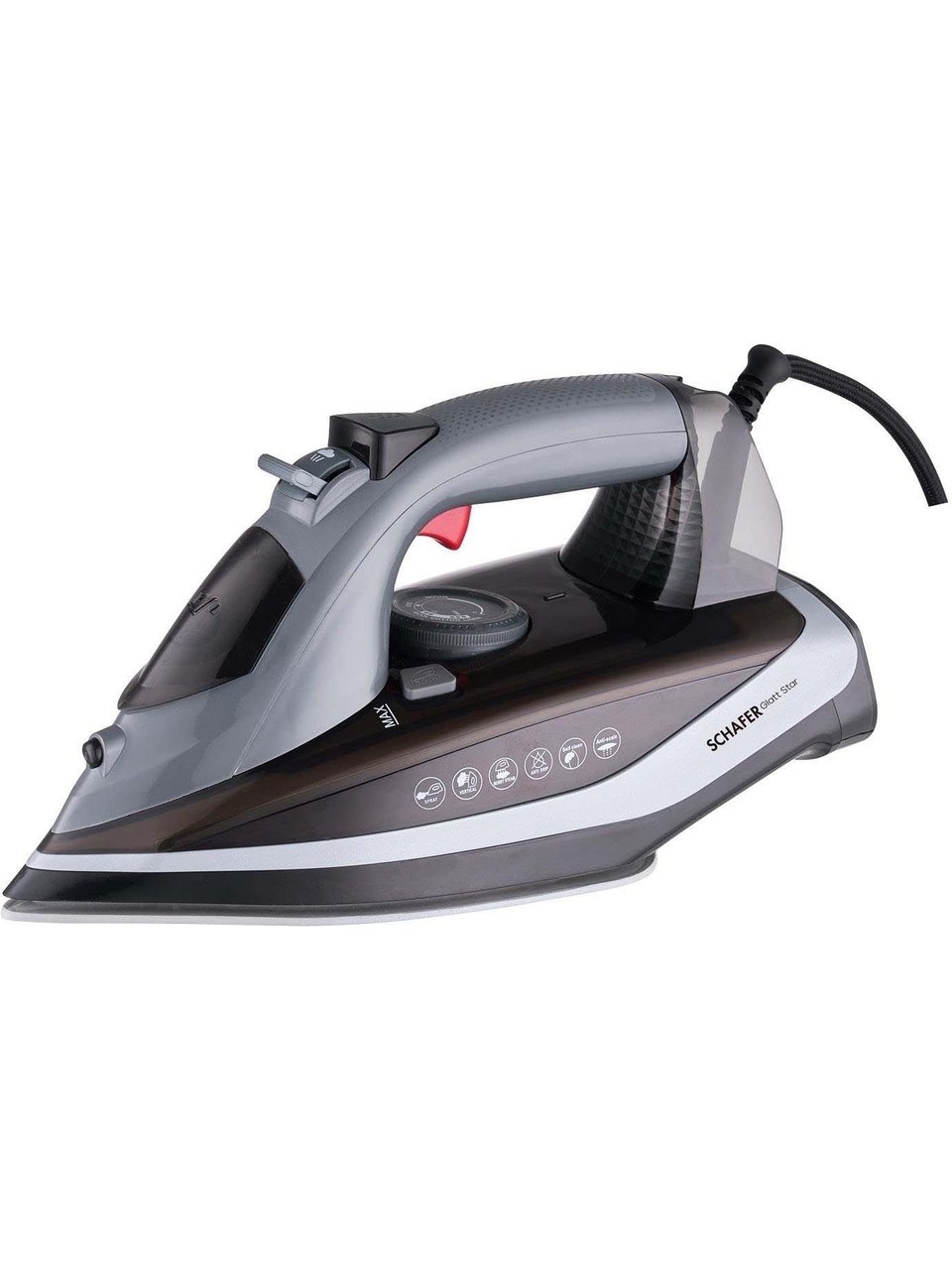 Schafer Glatt Star Buharlı Ütü 2800 W Gri